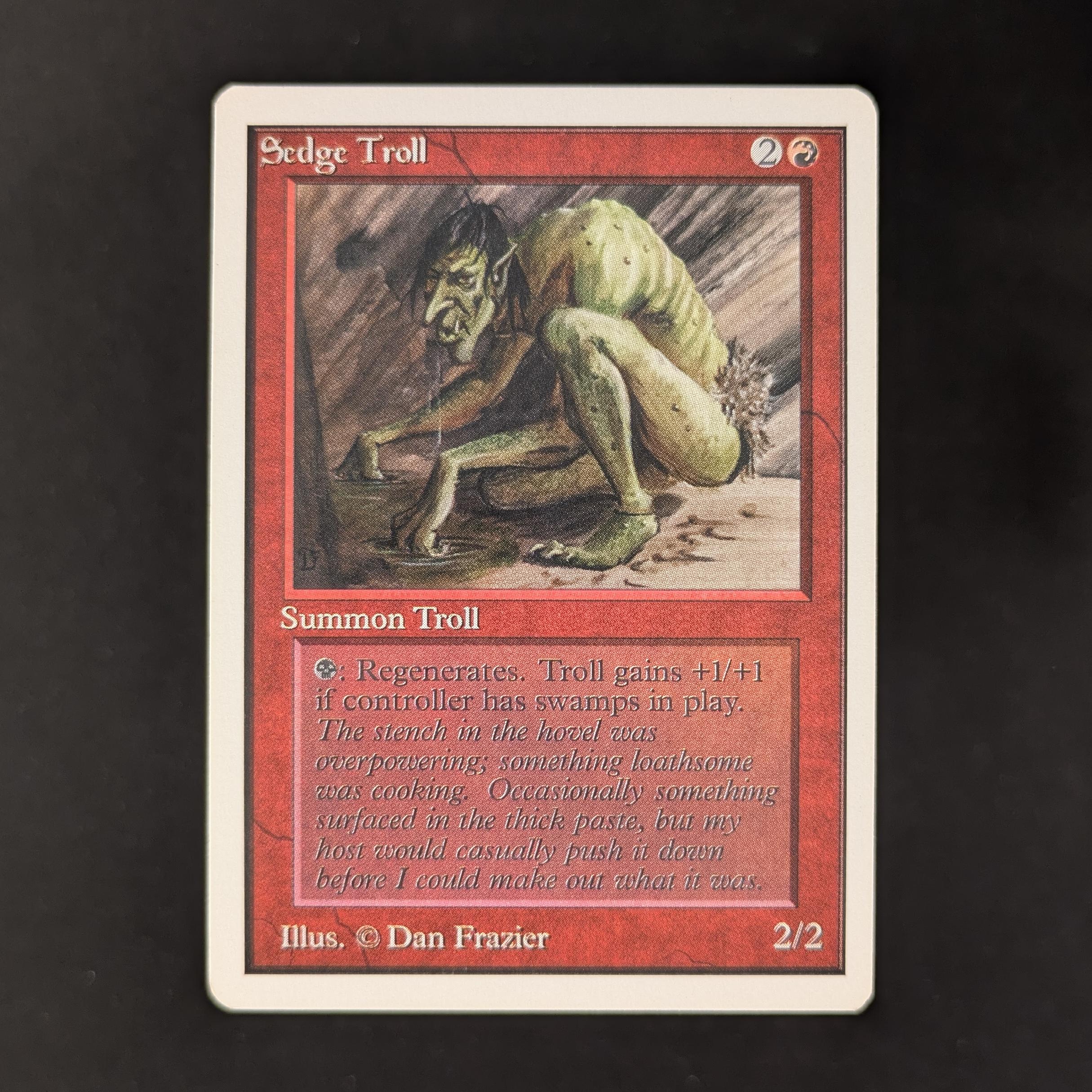 MTG Singles - Sedge Troll - Unlimited - NM - 31405