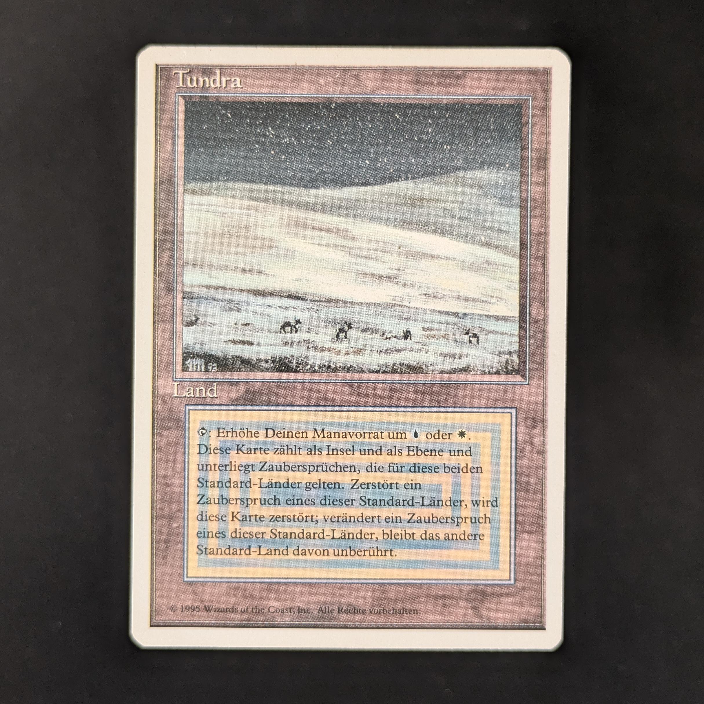 MTG Singles - Tundra - Foreign White Bordered - German - GD - 31462