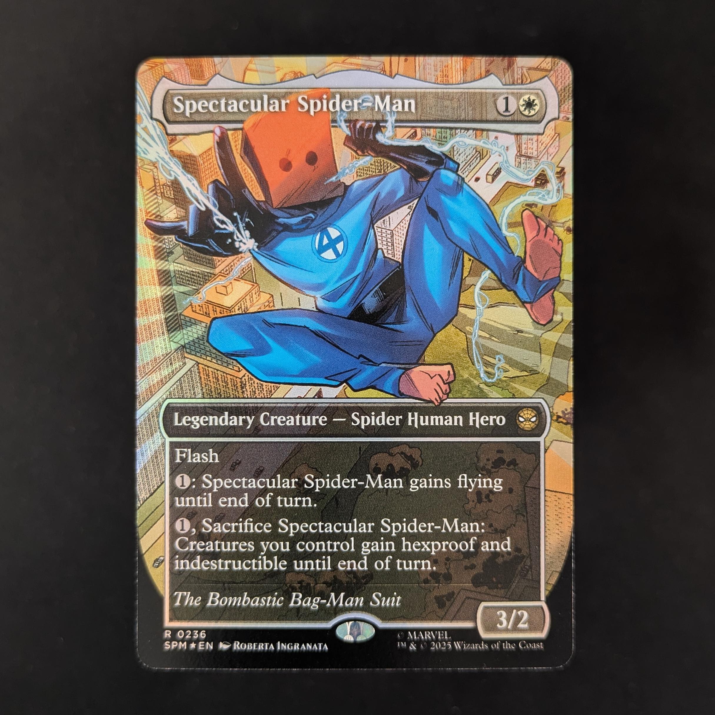 MTG Singles - [FOIL] Spectacular Spider-Man (Trash Bag) - Magic: The Gathering | Marvel's Spider-Man: Extras - NM - 