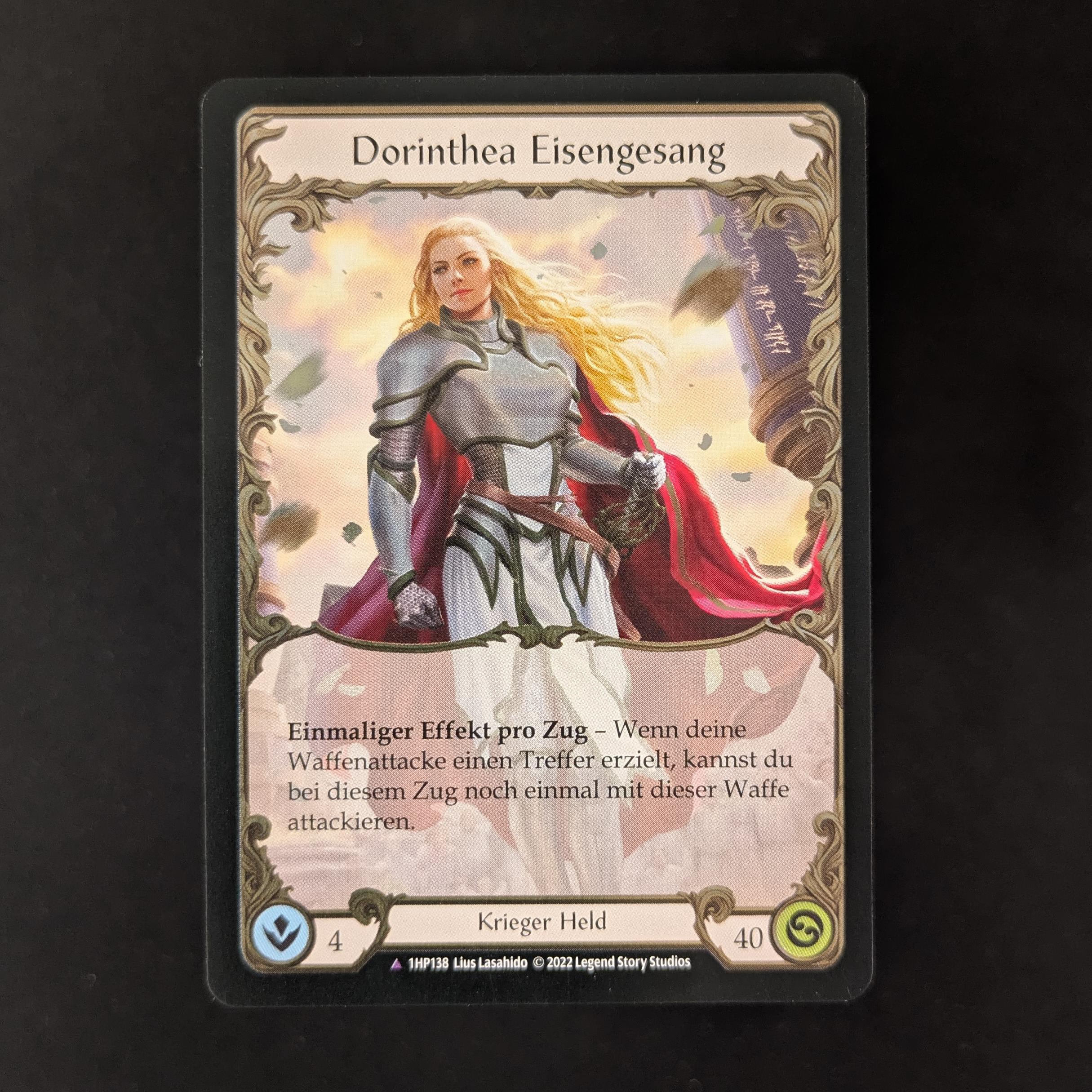 MTG Singles - Dorinthea Ironsong (Marvel) - History Pack 1 - Black Label - NM - 
