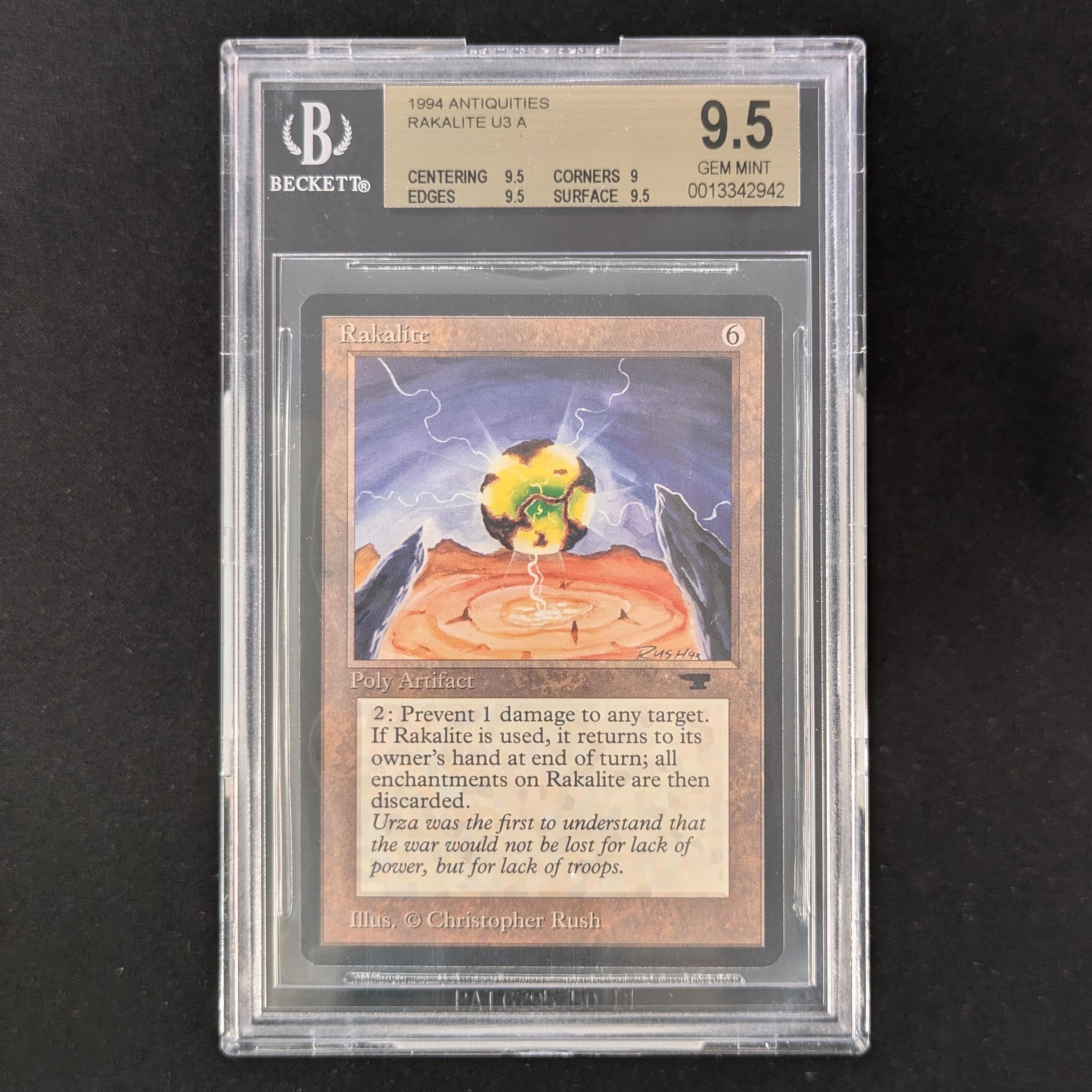 MTG Singles - Rakalite - Antiquities - BGS 9.5 - 