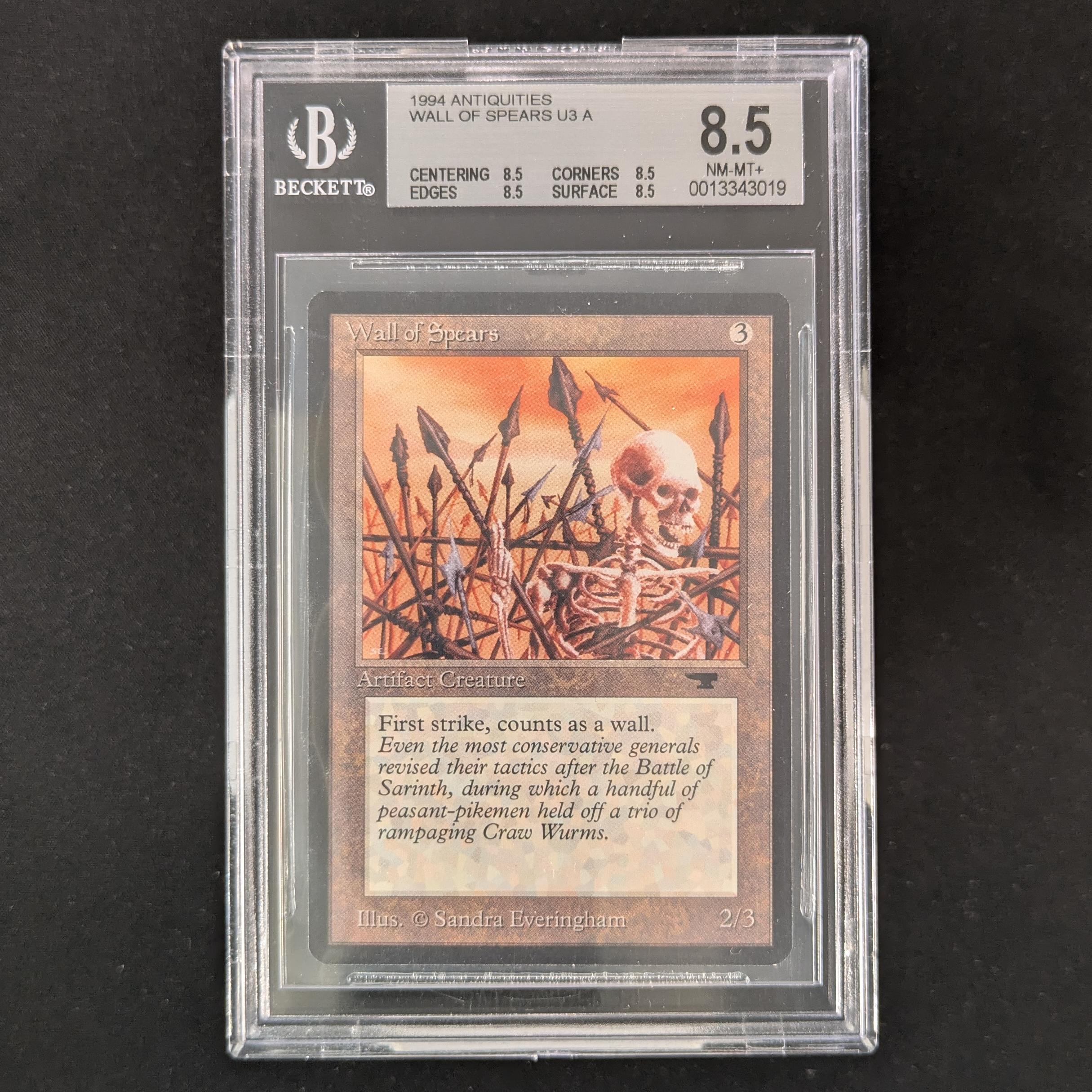 MTG Singles - Wall of Spears - Antiquities - BGS 8.5 - 