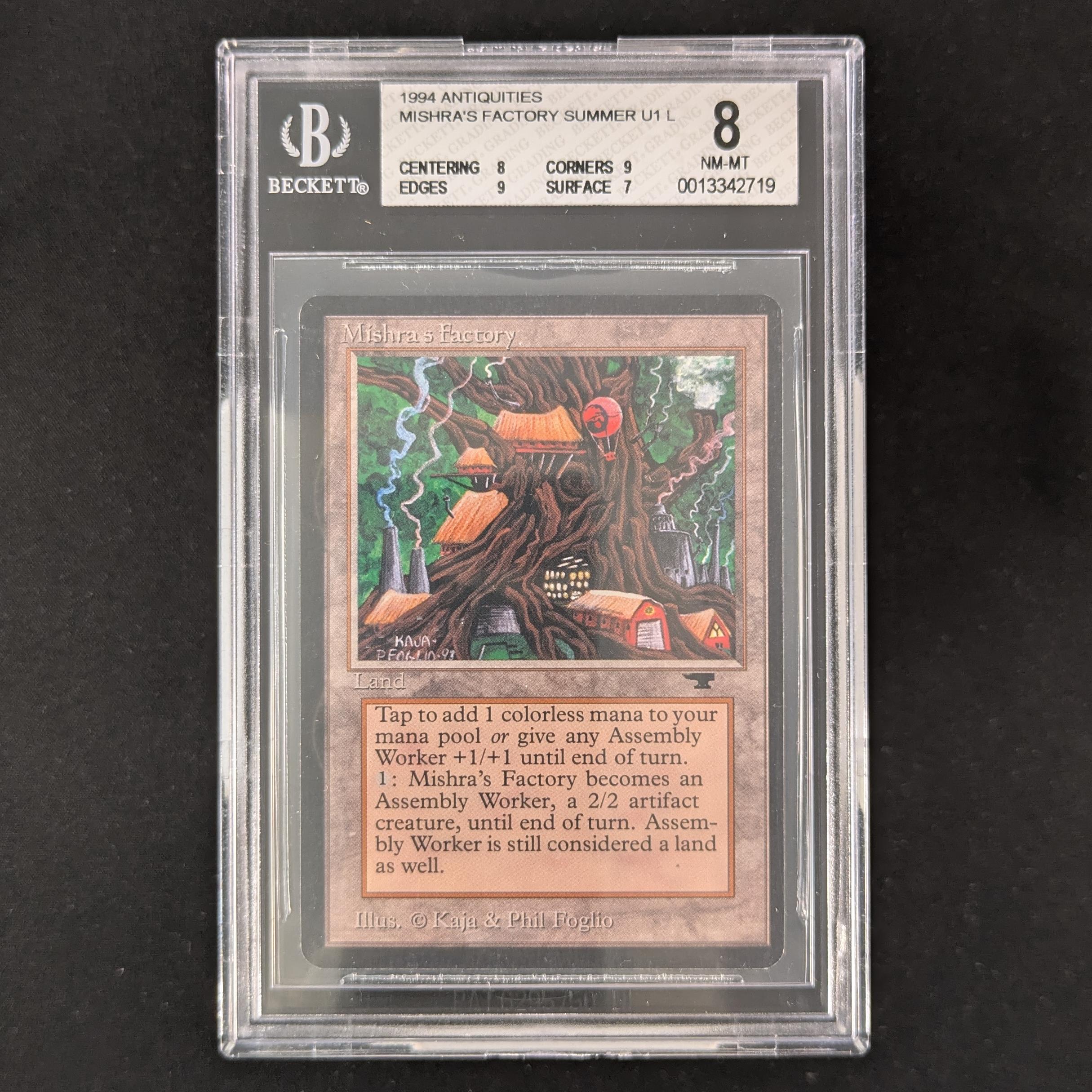 MTG Singles - Mishra's Factory (Summer) - Antiquities - BGS 8 - 