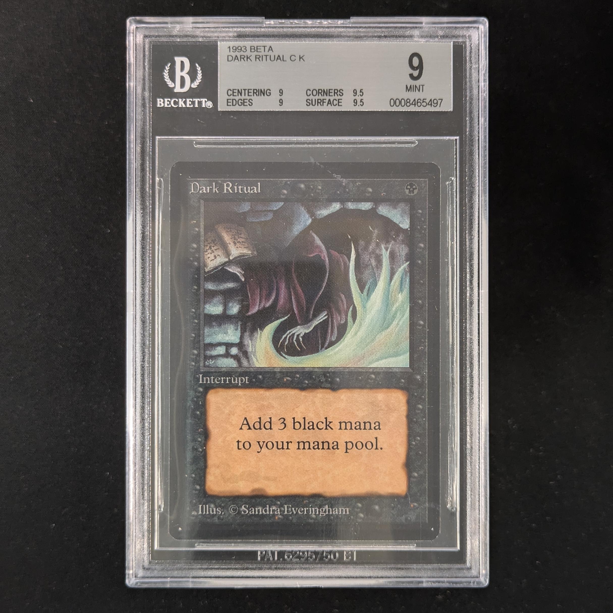 MTG Singles - Dark Ritual - Beta - BGS 9 - 