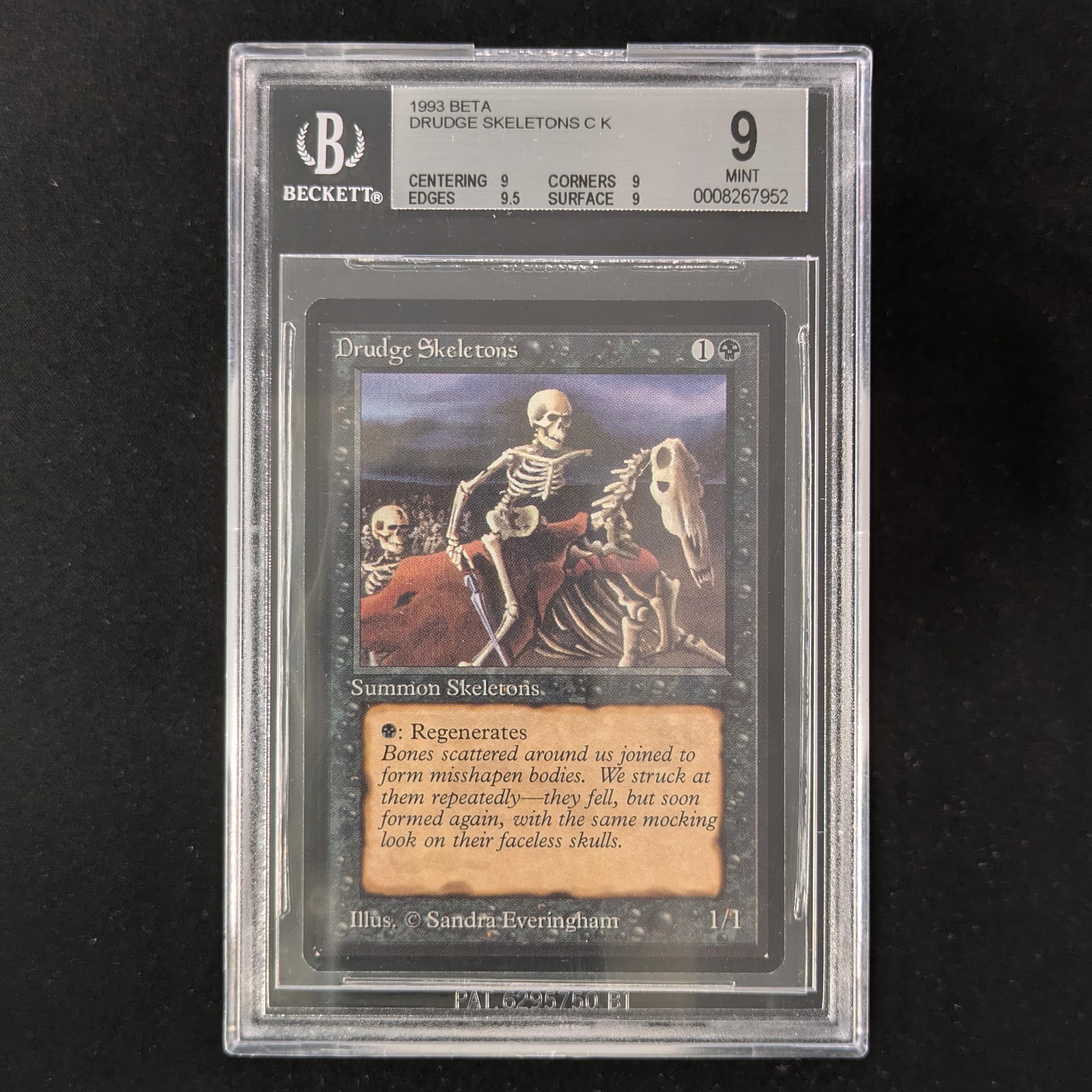 MTG Singles - Drudge Skeletons - Beta - BGS 9 - 