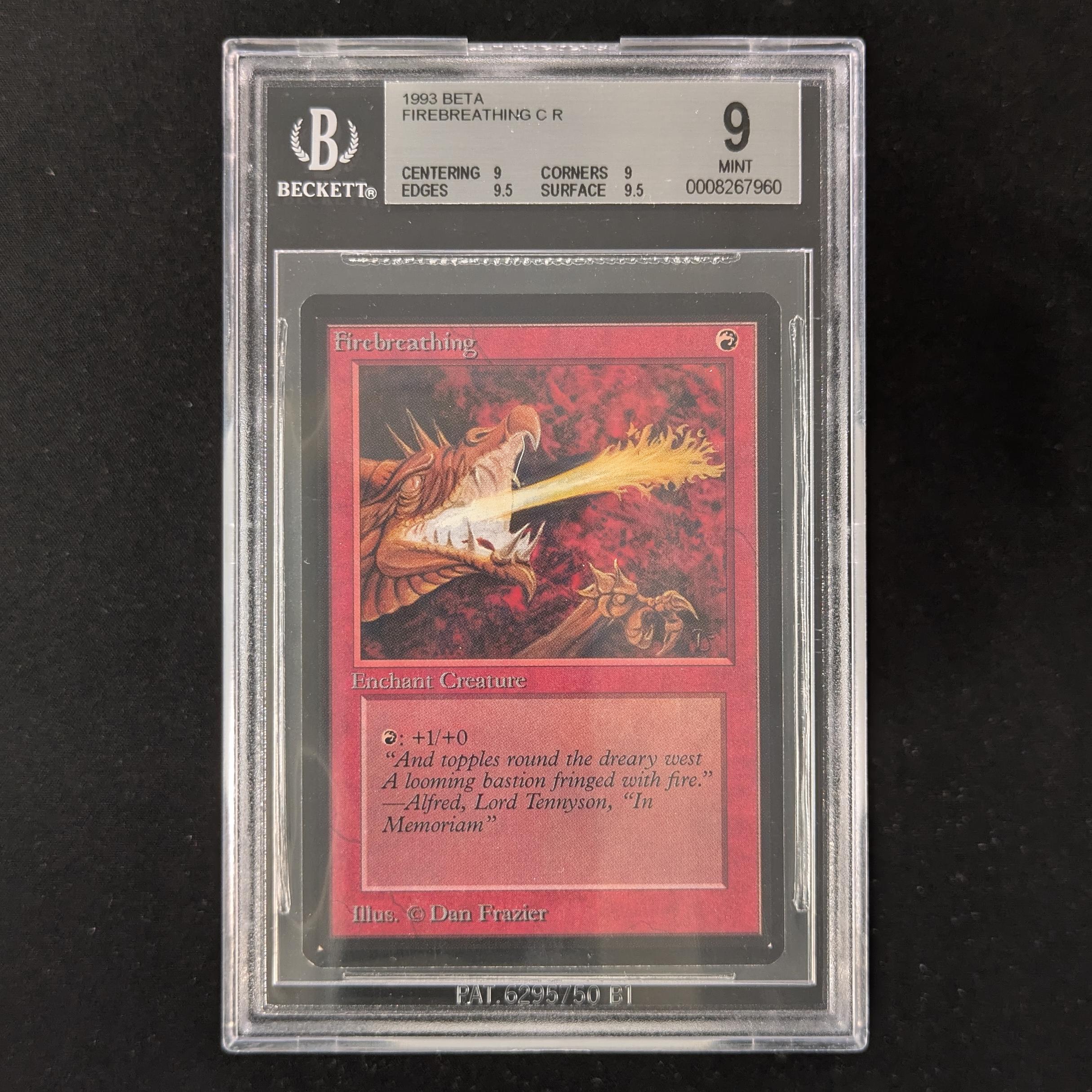 MTG Singles - Firebreathing - Beta - BGS 9 - 