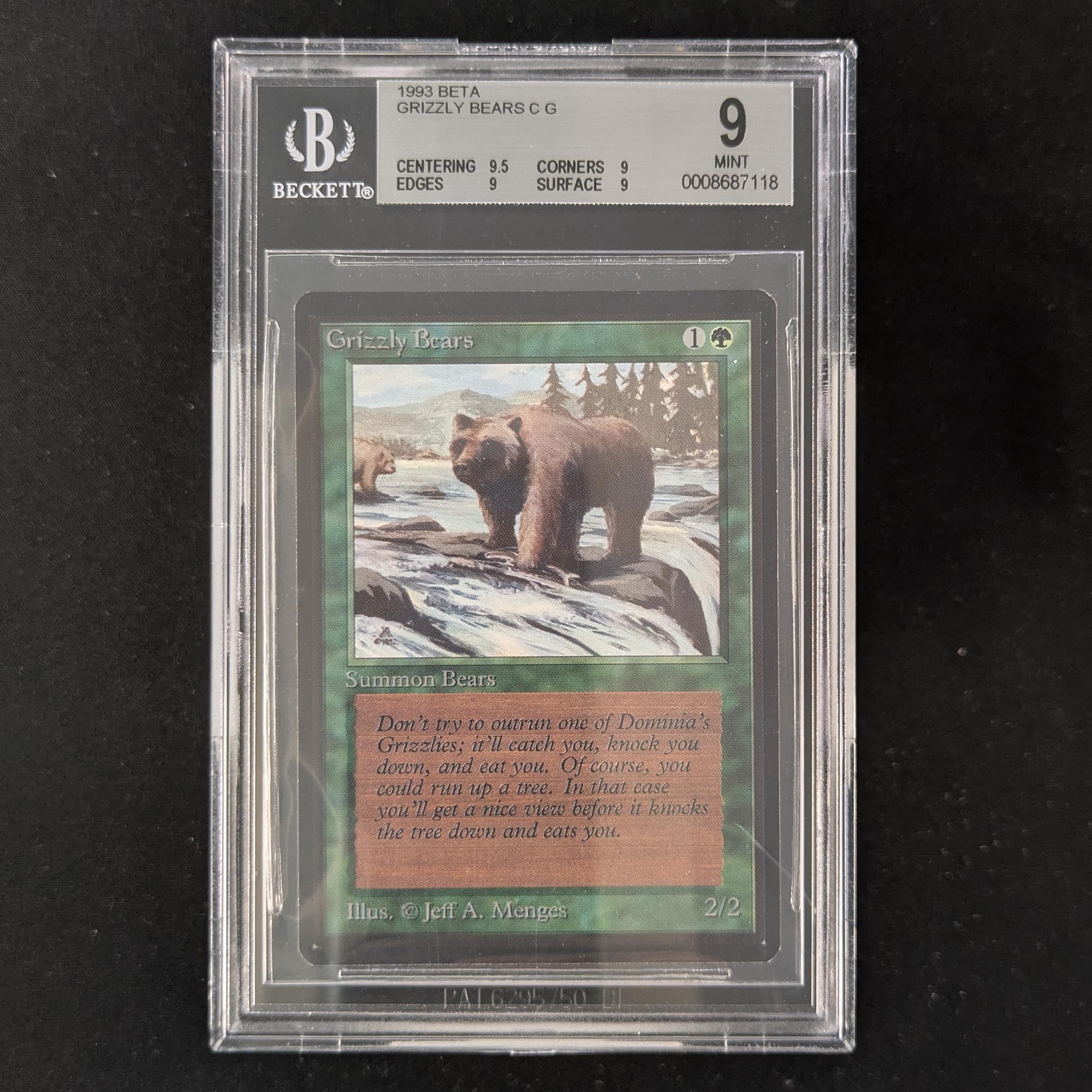 MTG Singles - Grizzly Bears - Beta - BGS 9 - 