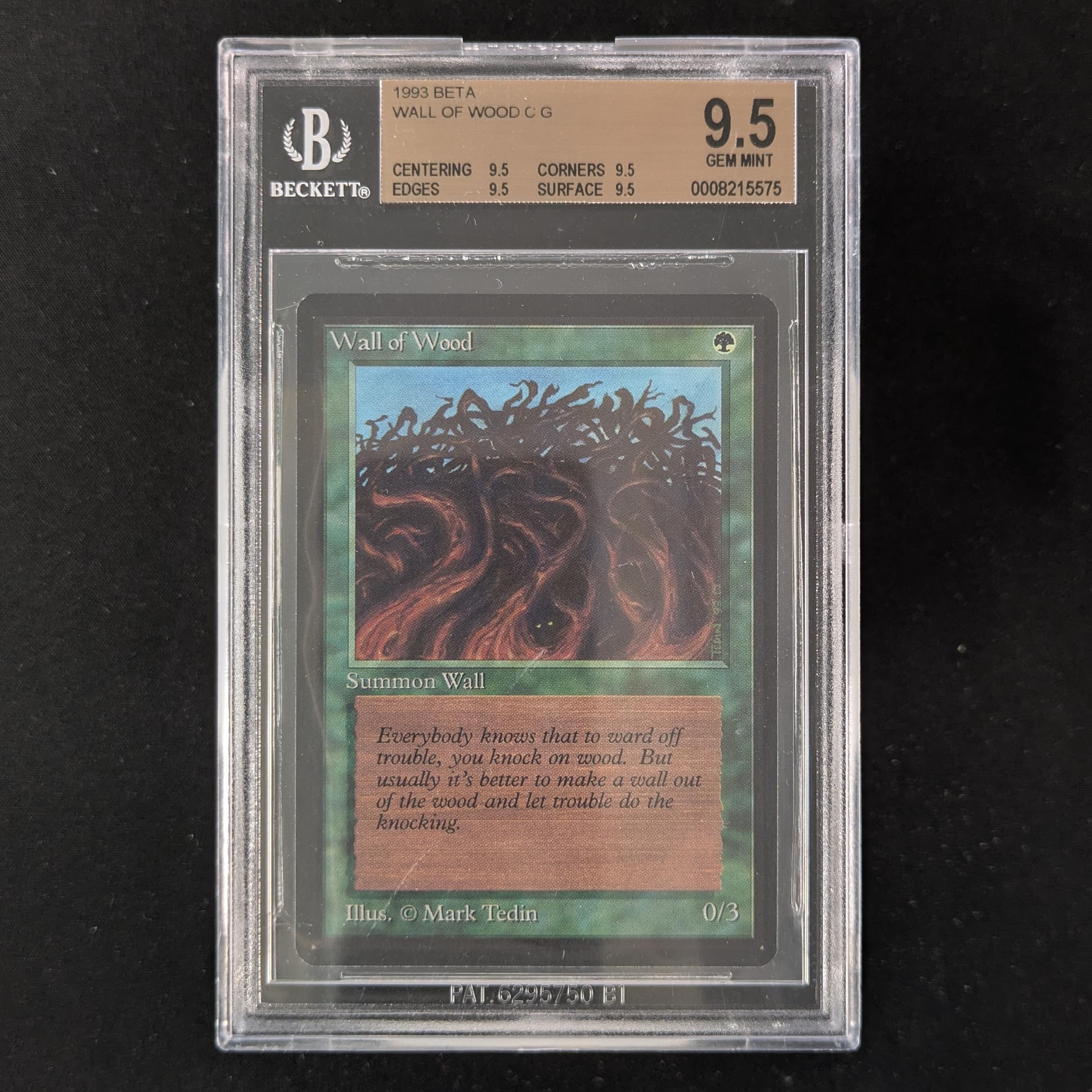 MTG Singles - Wall of Wood - Beta - BGS 9.5 - 