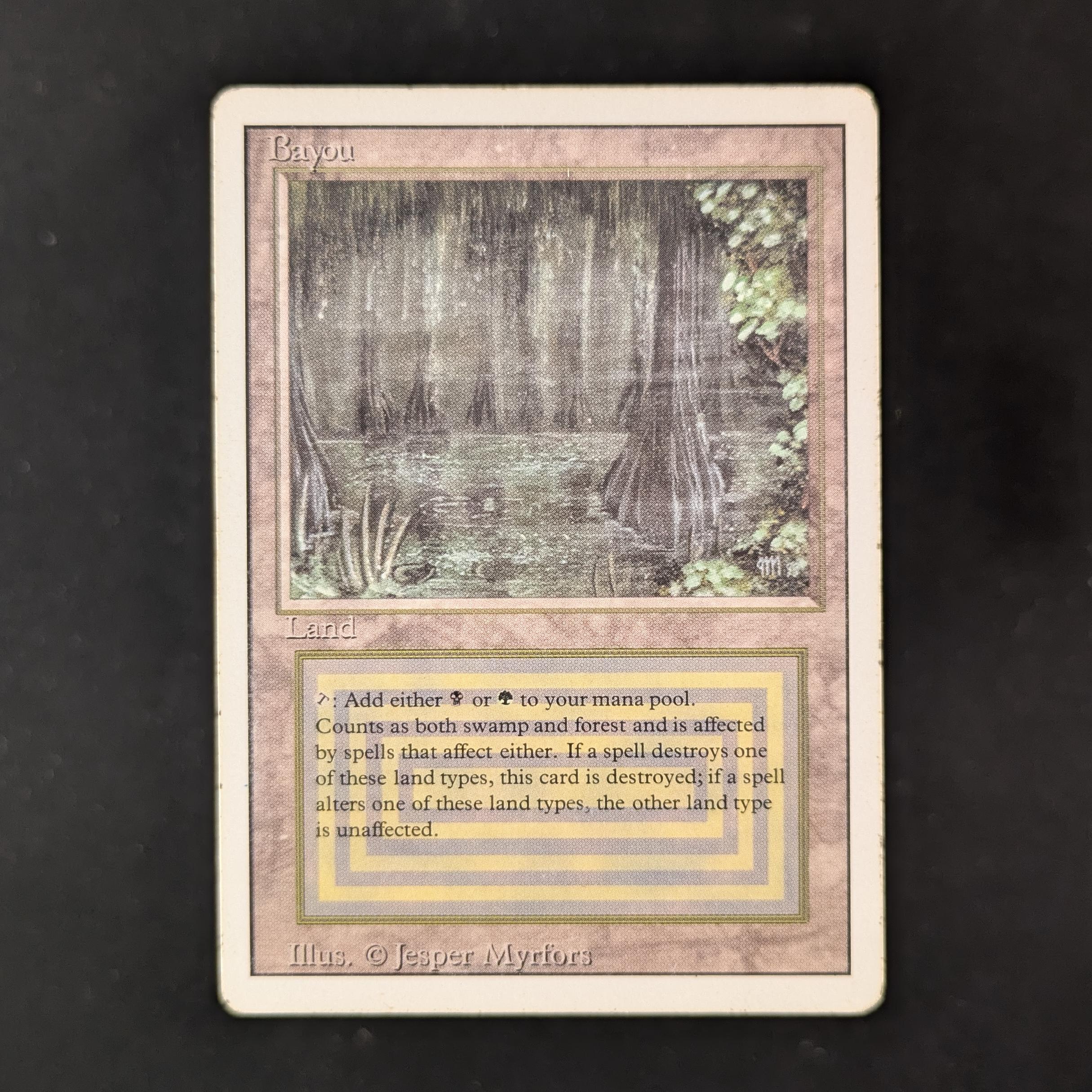 MTG Singles - Bayou - Revised - PL - 31698