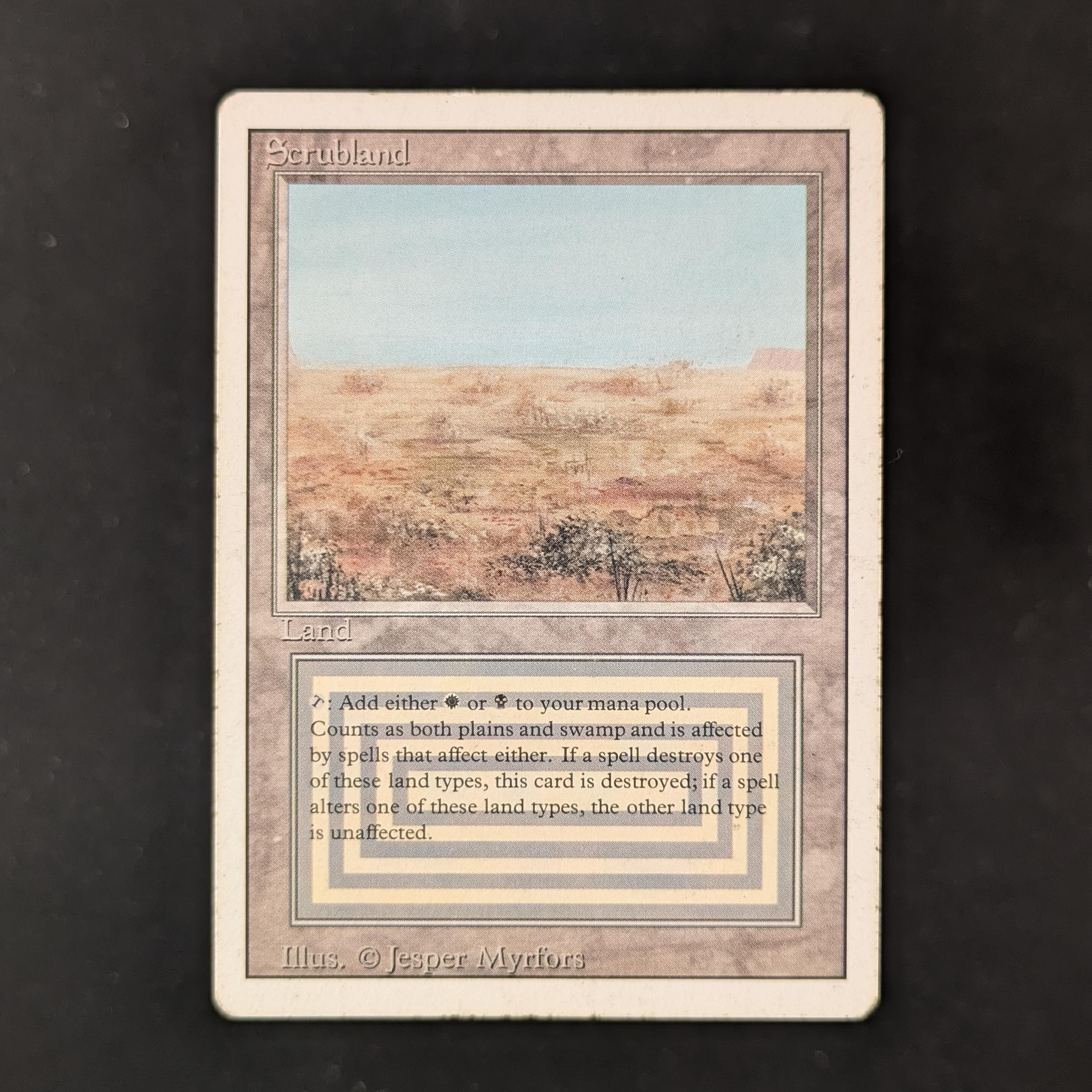 MTG Singles - Scrubland - Revised - PL - 31715