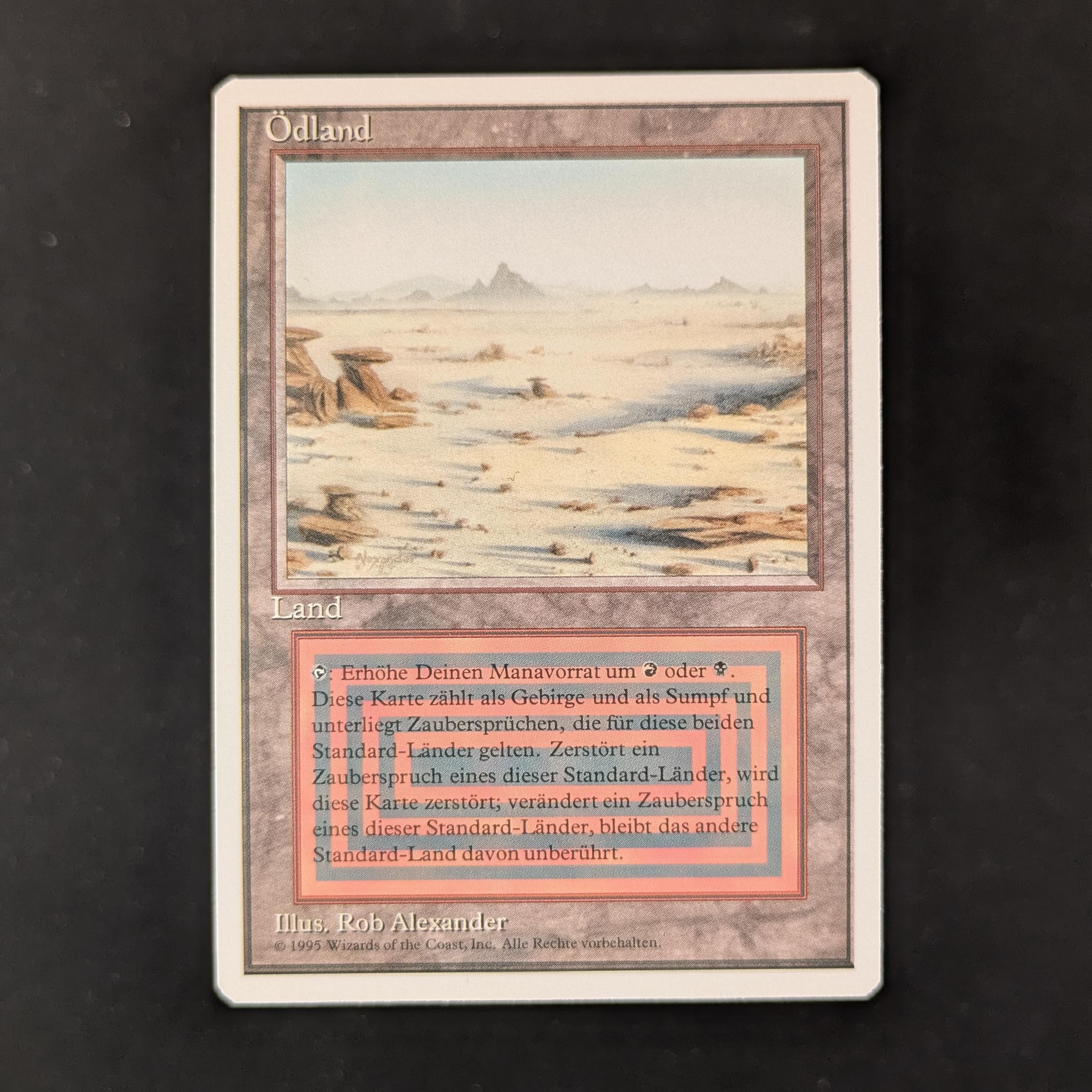MTG badlands イタリア語 黒枠 Badlands (Italian)