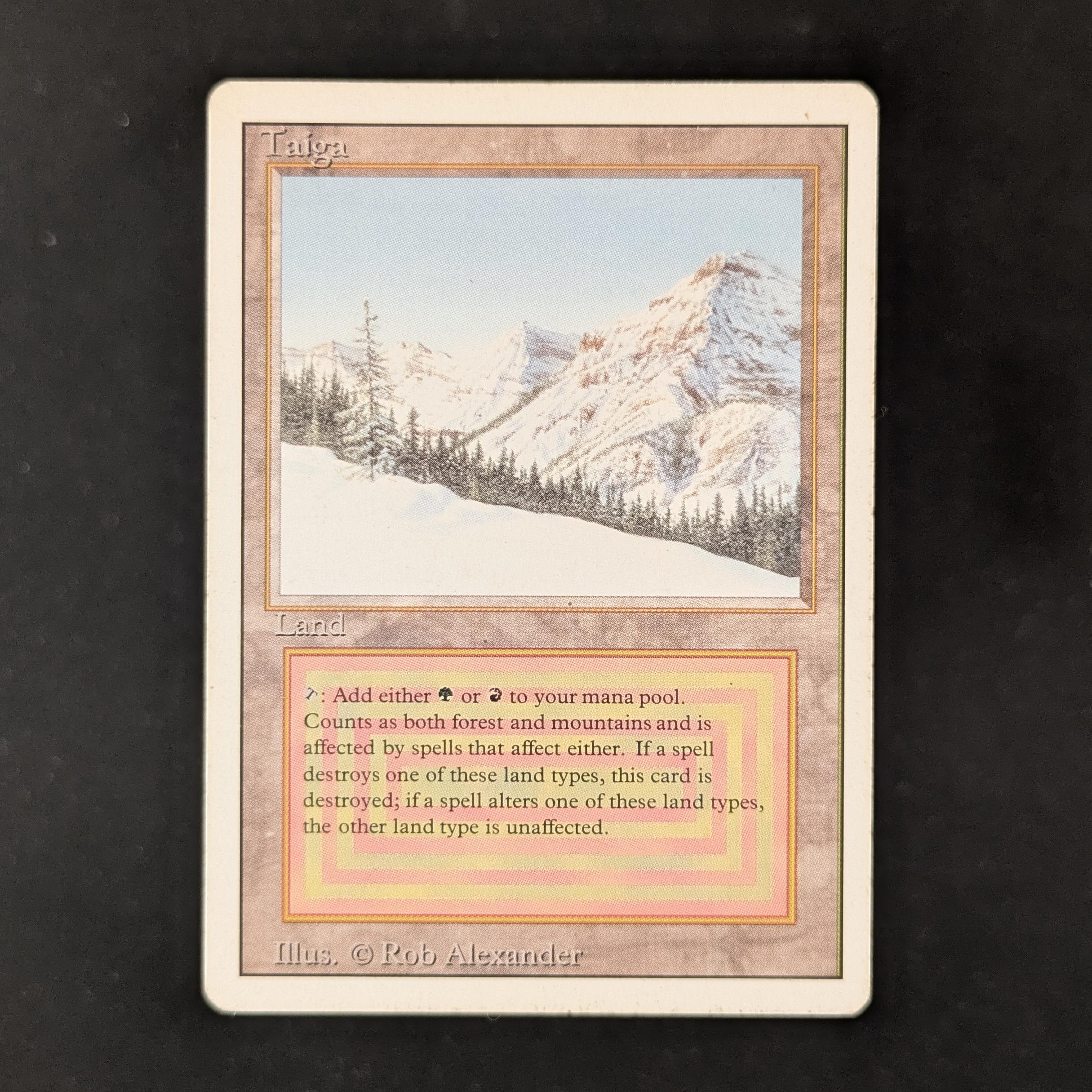 MTG Singles - Taiga - Revised - LP - 31783