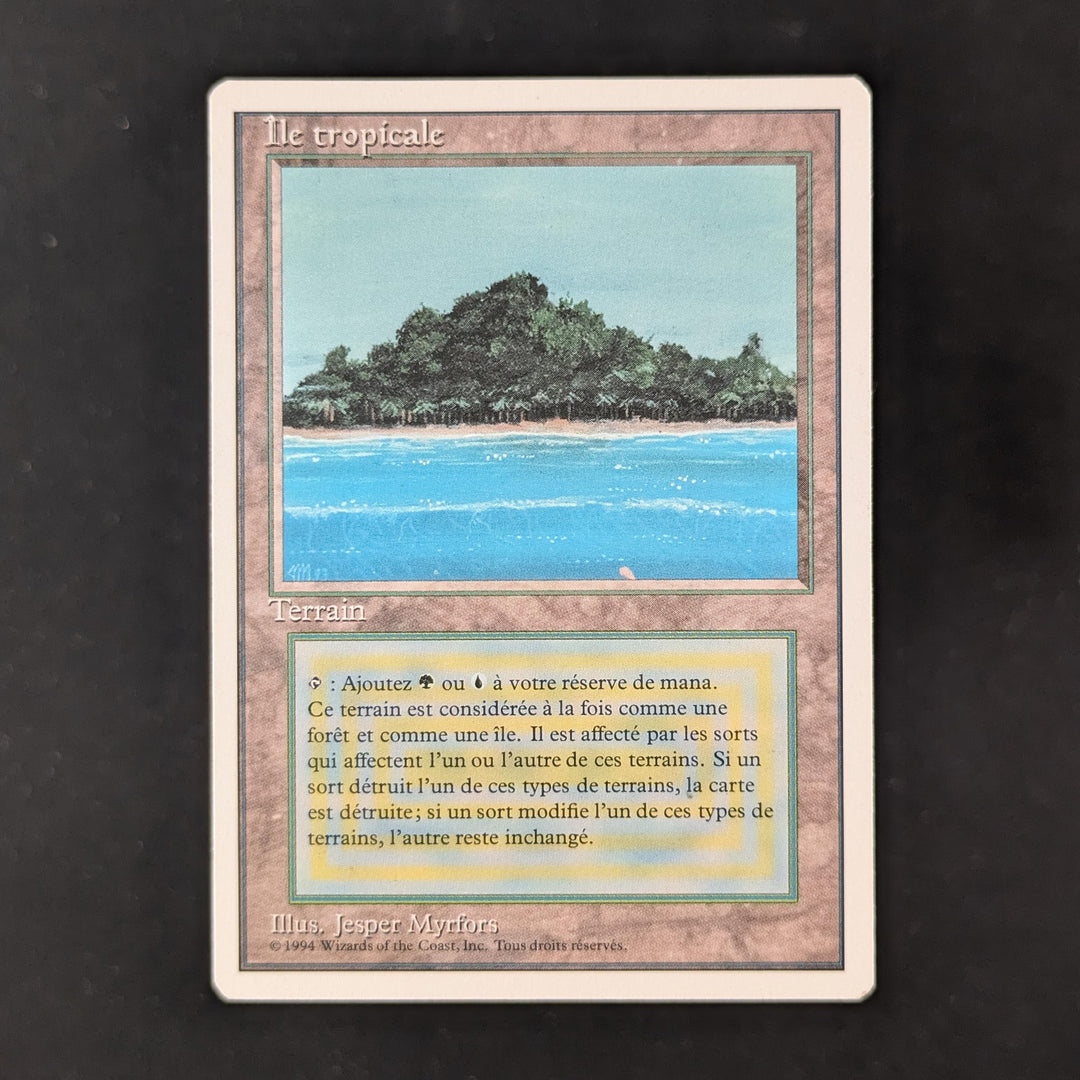 Tropical Island - Foreign White Bordered