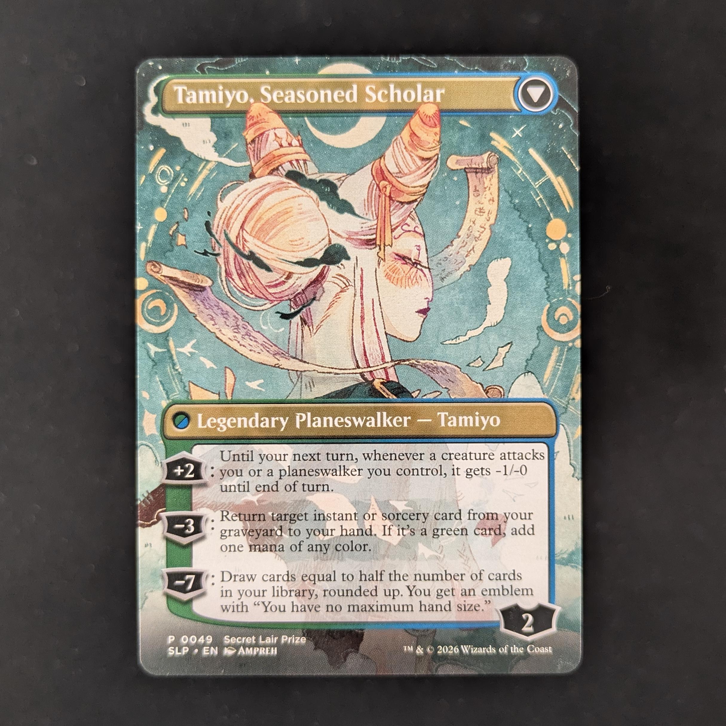 MTG Singles - Tamiyo, Inquisitive Student // Tamiyo, Seasoned Scholar - DCI Promos - NM - 