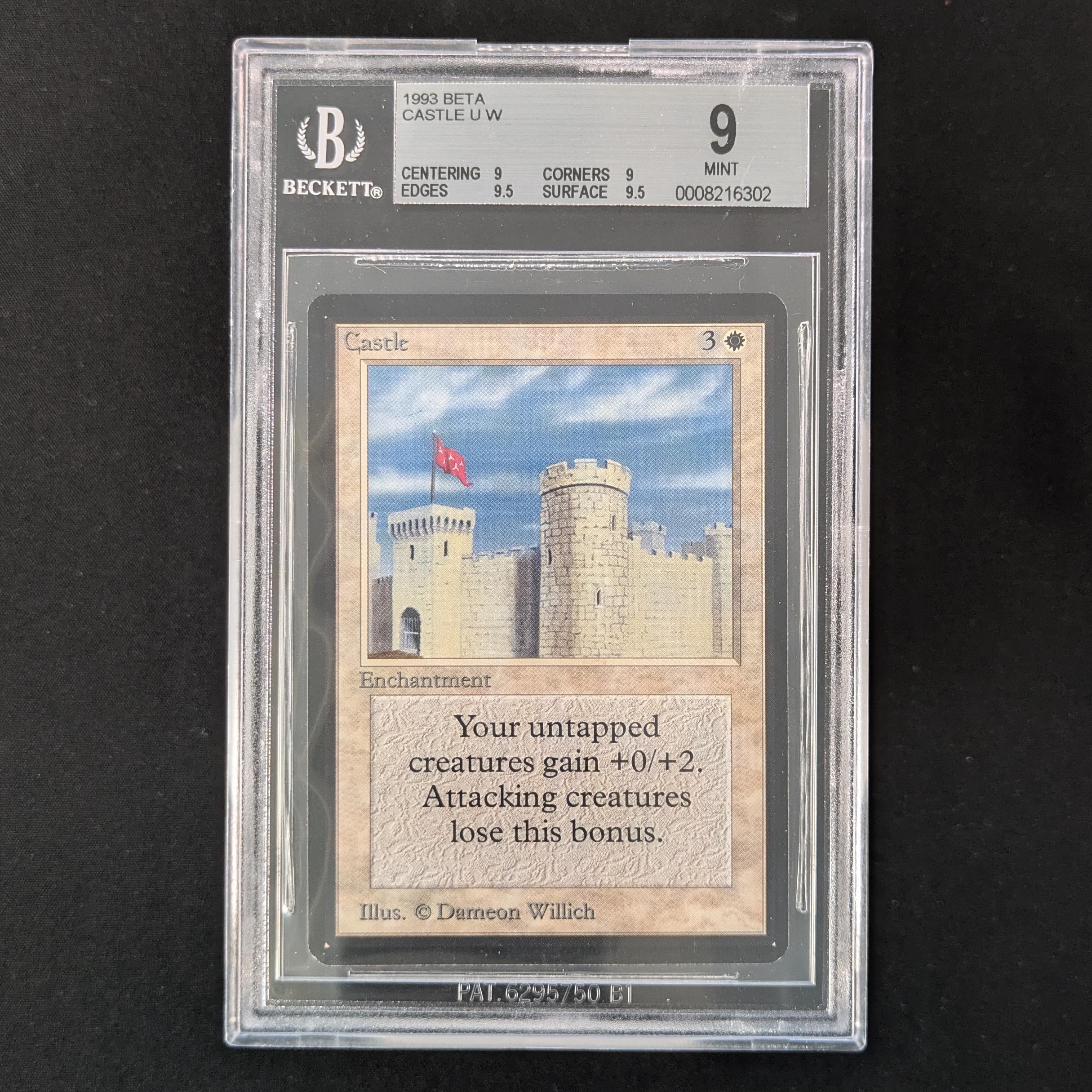 MTG Singles - Castle - Beta - BGS 9 - 