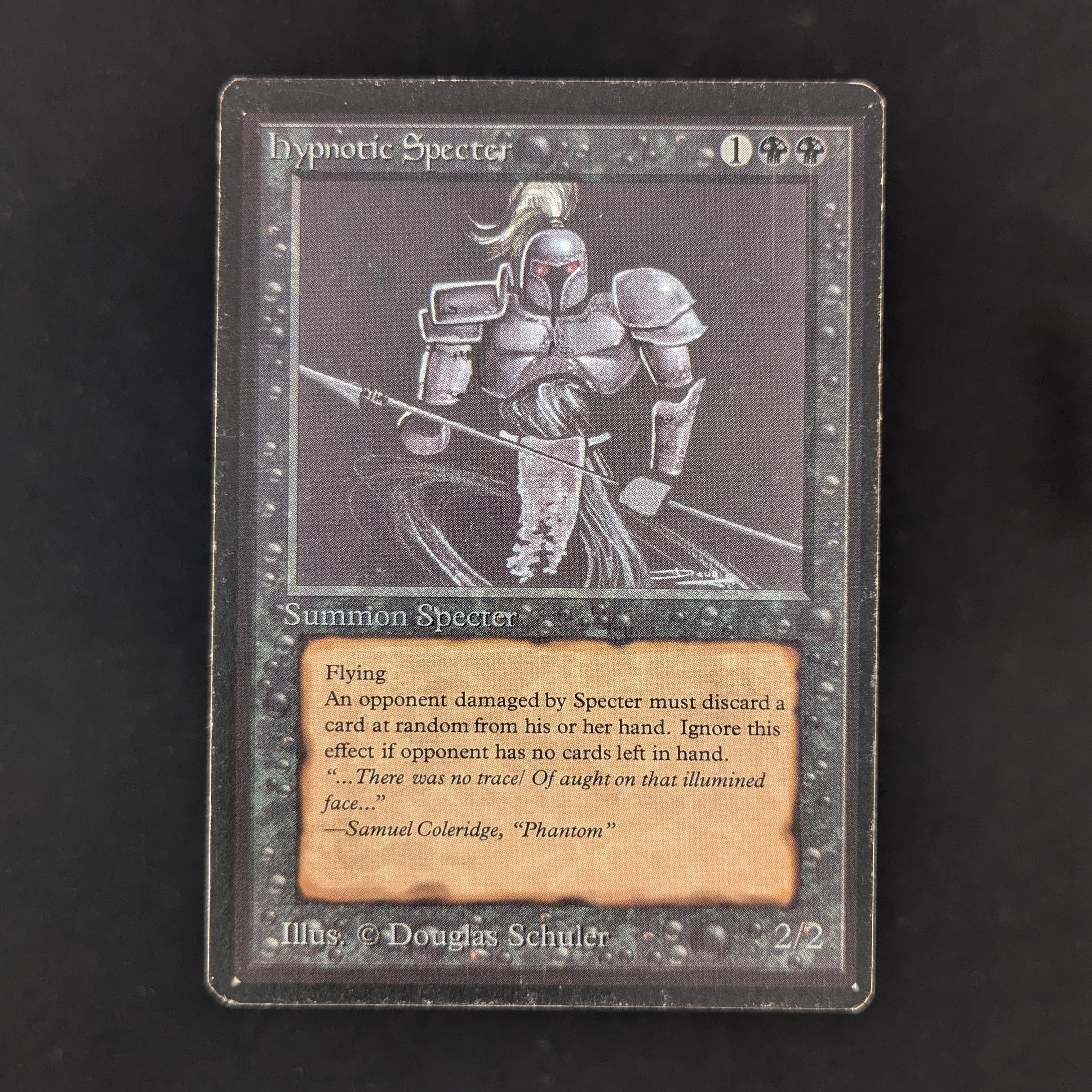 MTG Singles - Hypnotic Specter - Beta - LP - SIGNED - 31871