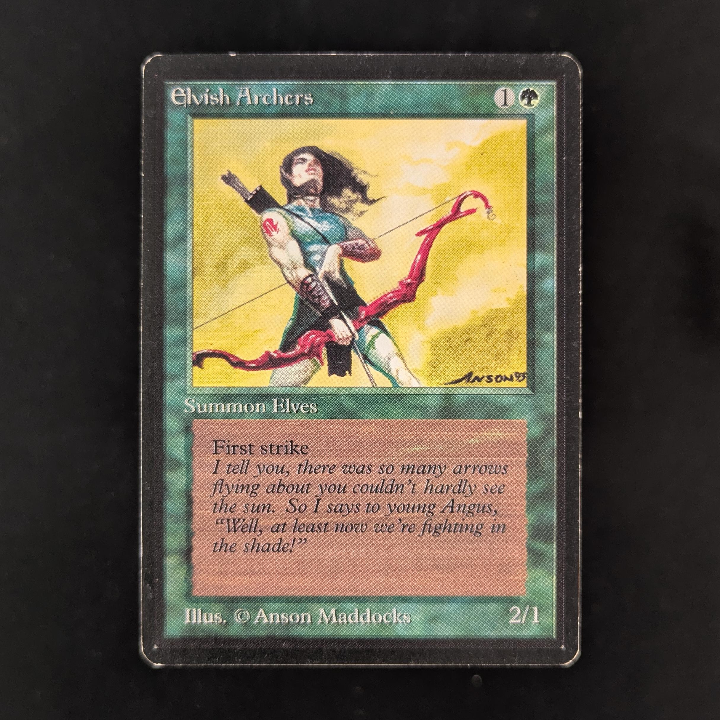 MTG Singles - Elvish Archers - Beta - GD - 31875