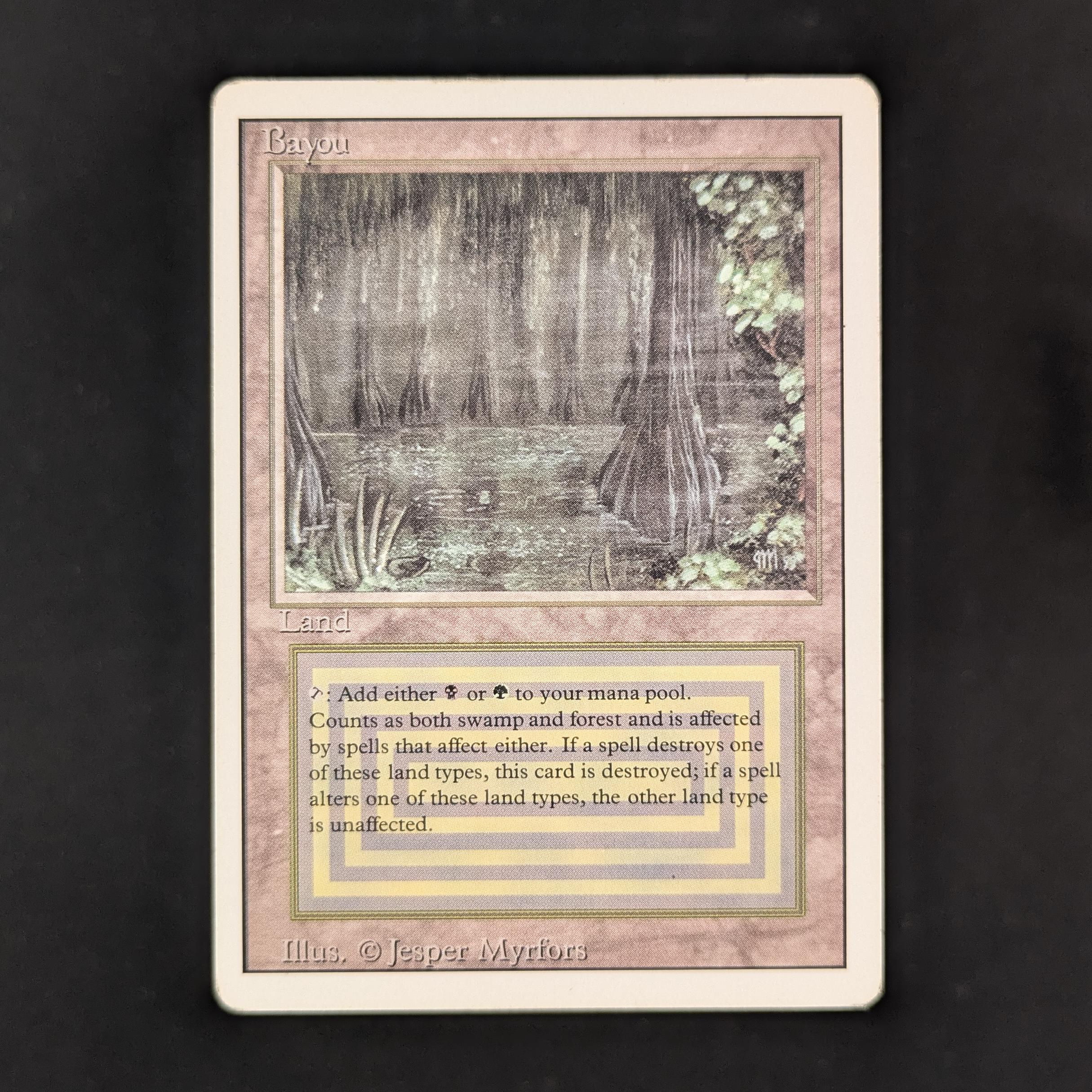 MTG Singles - Bayou - Revised - LP - 31925