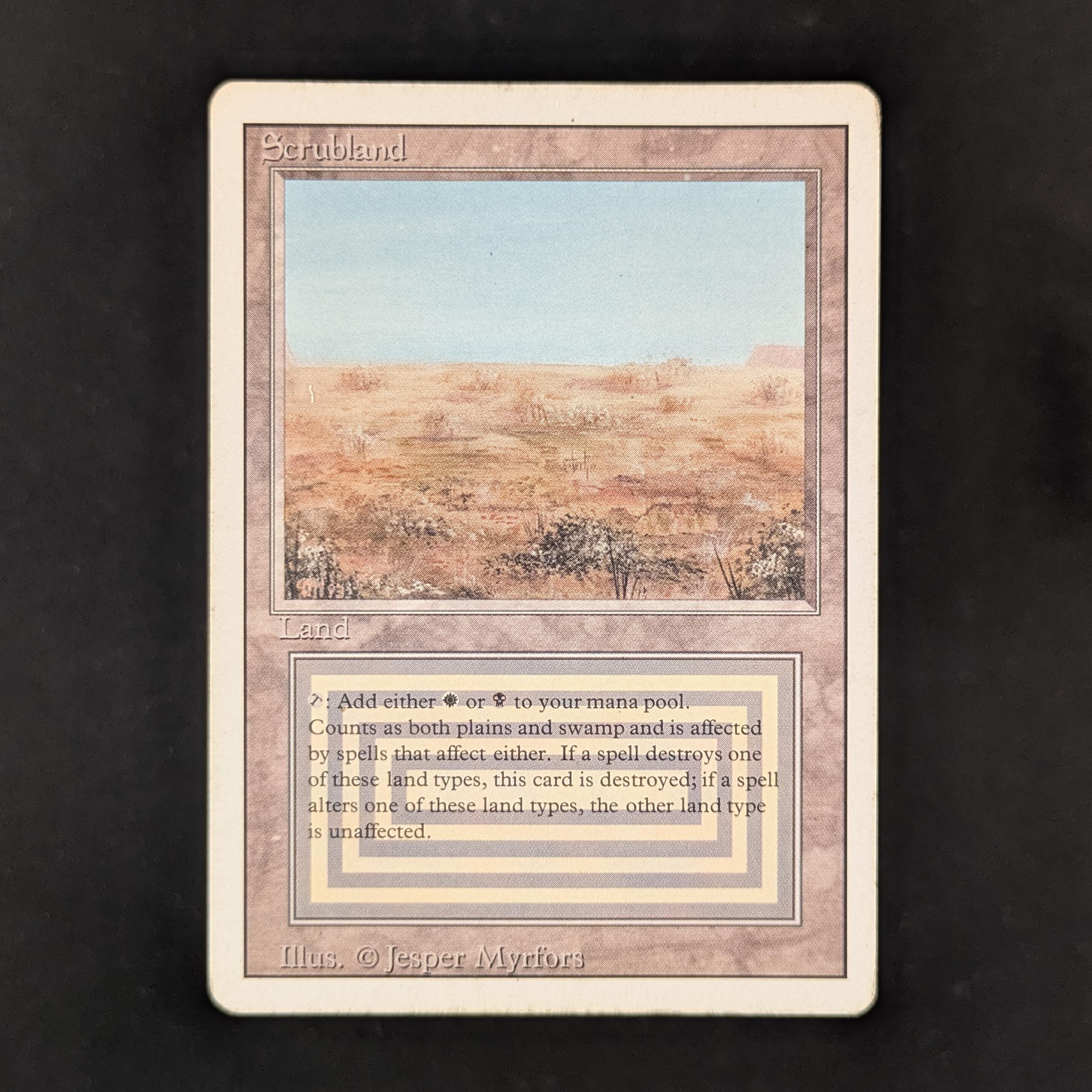 MTG Singles - Scrubland - Revised - PL - 31939