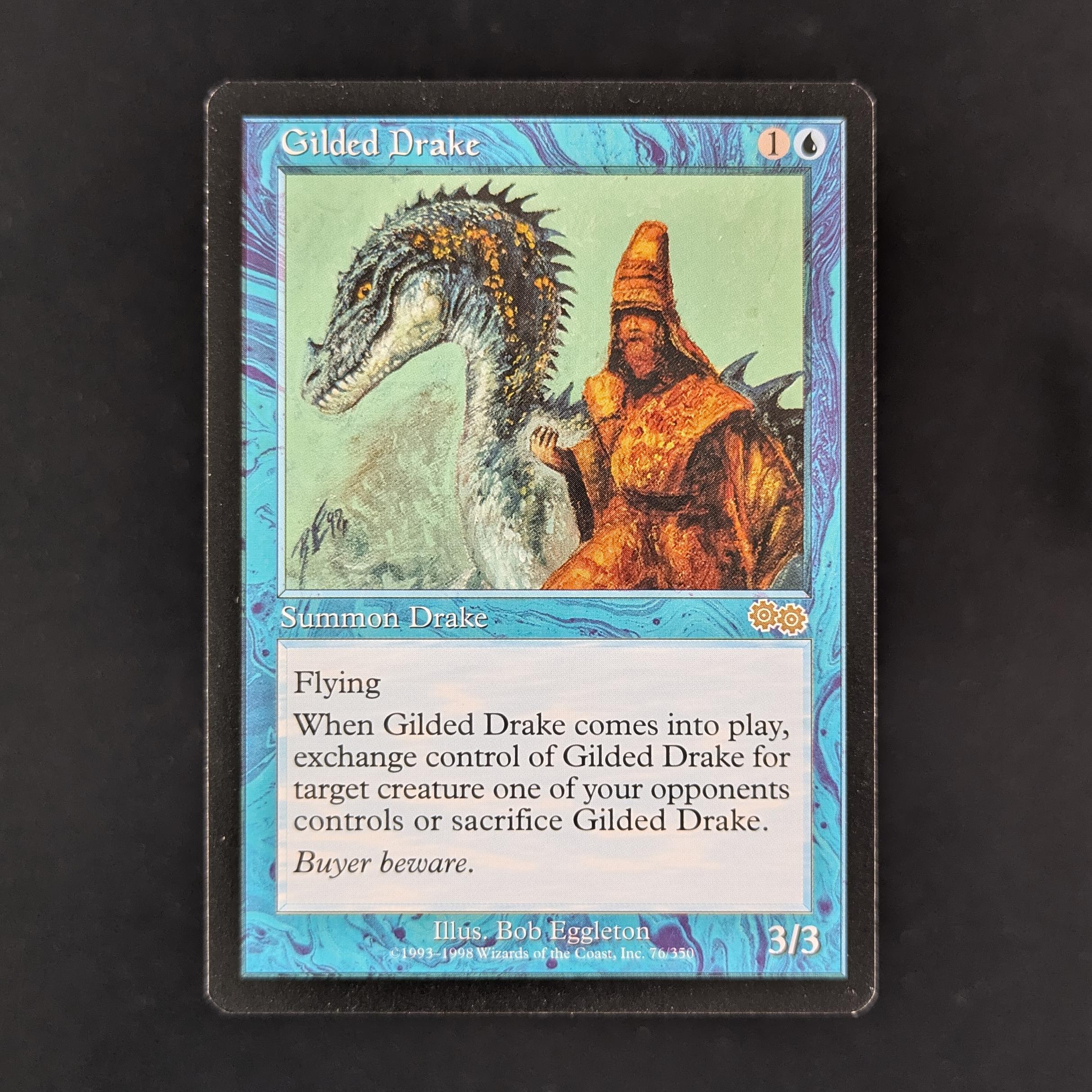 MTG Singles - Gilded Drake - Urza's Saga - English - NM - 31966
