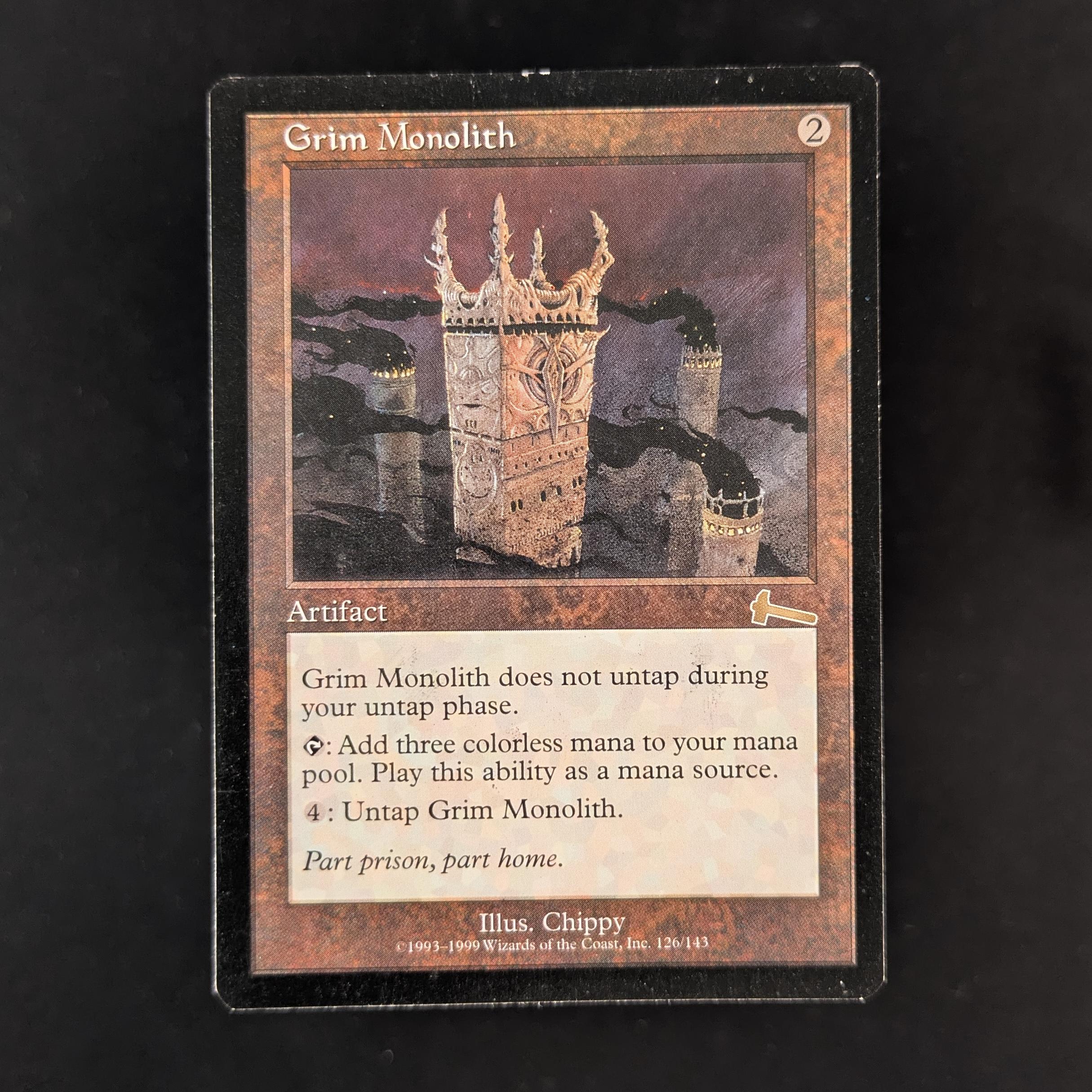 MTG Singles - Grim Monolith - Urza's Legacy - English - LP - 31982