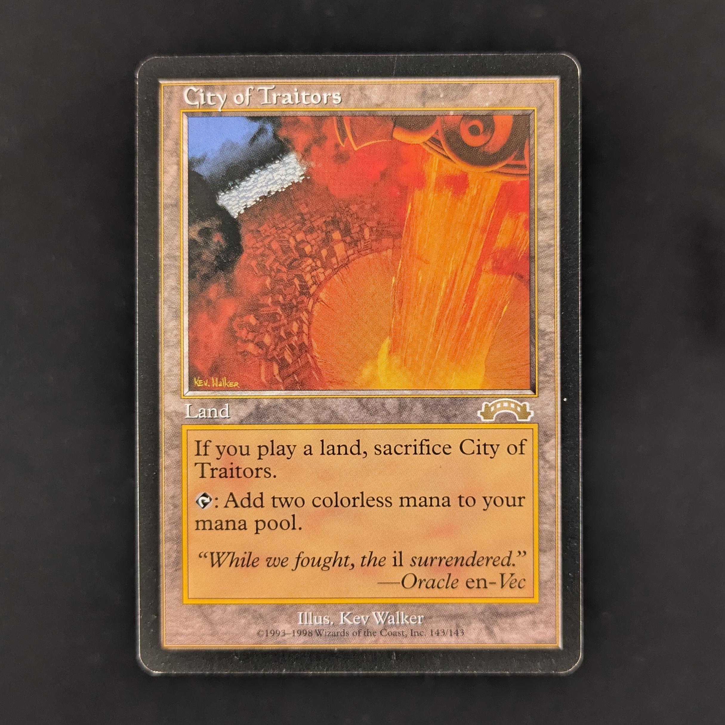 MTG Singles - City of Traitors - Exodus - English - LP - BINDER DING - 31992