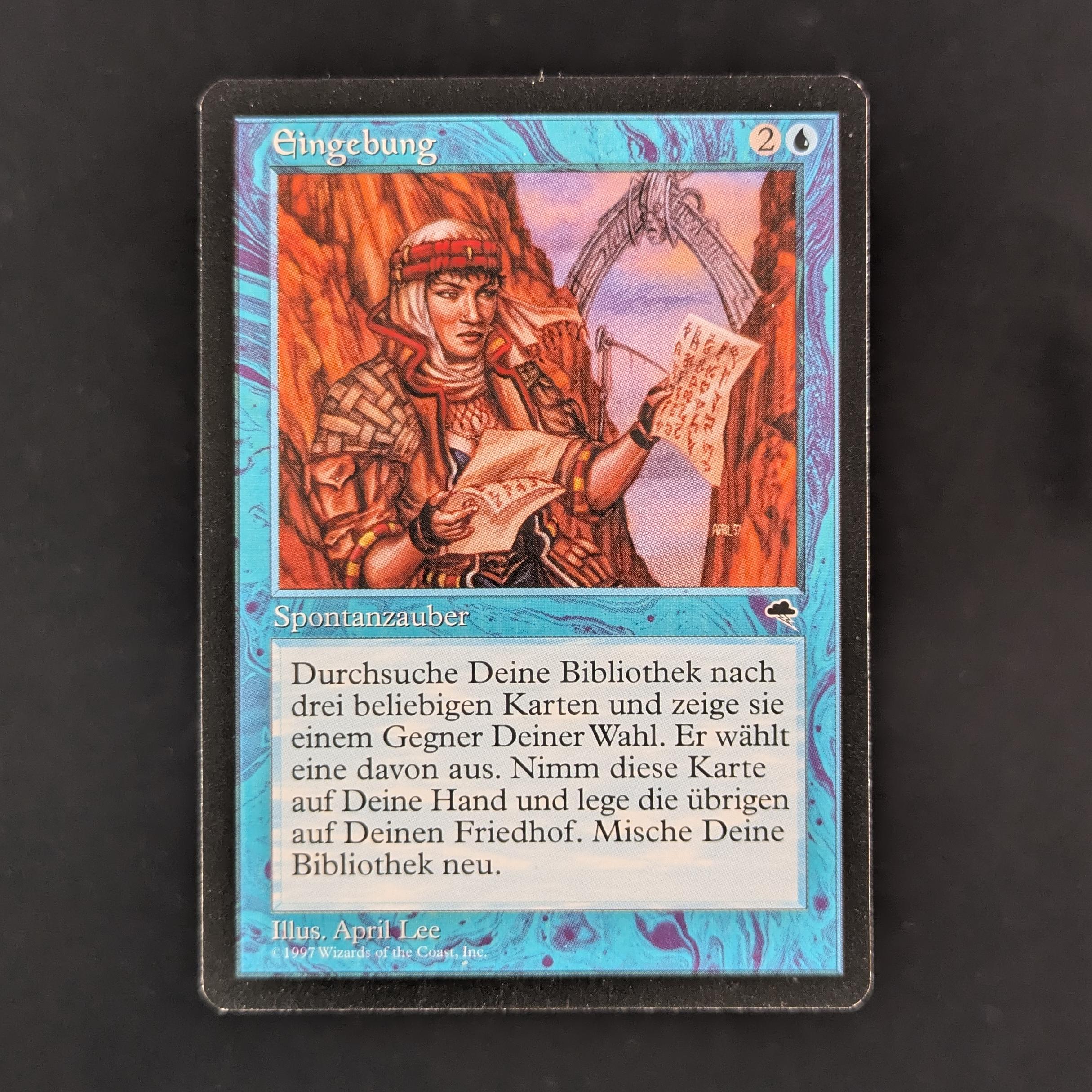 MTG Singles - Intuition - Tempest - German - EX - 32000