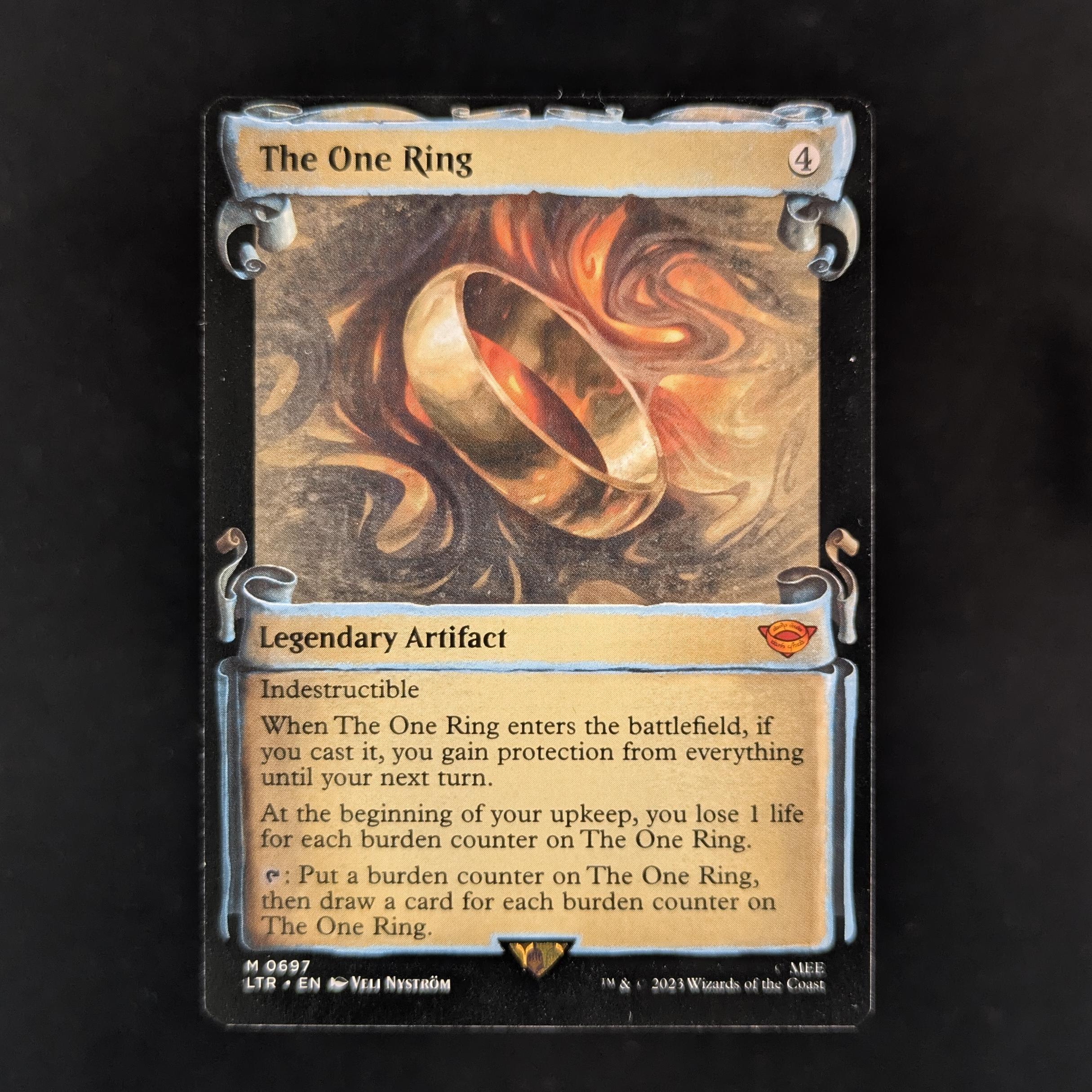 MTG Singles - The One Ring - The Lord of the Rings: Tales of Middle-earth Holiday Release - NM - 