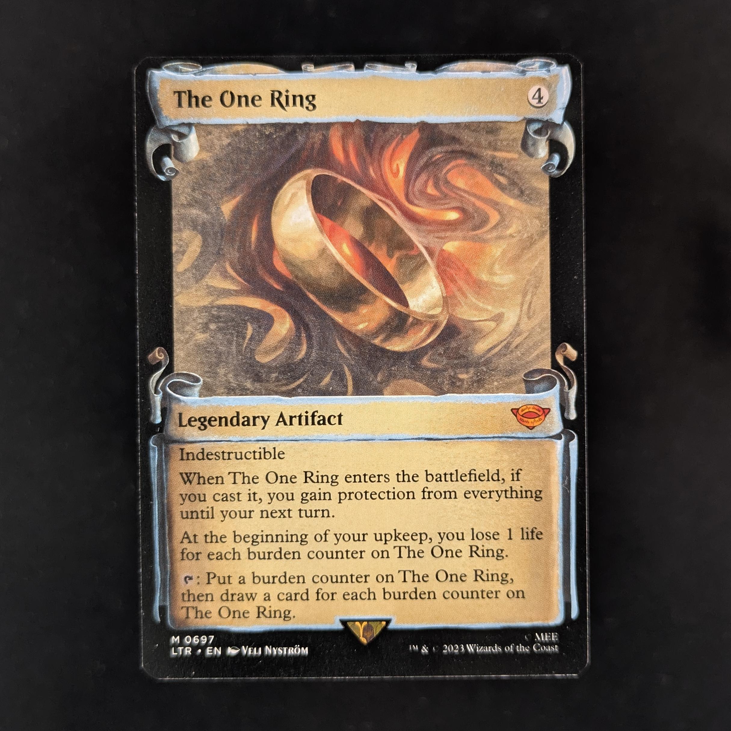 MTG Singles - The One Ring - The Lord of the Rings: Tales of Middle-earth Holiday Release - NM - 