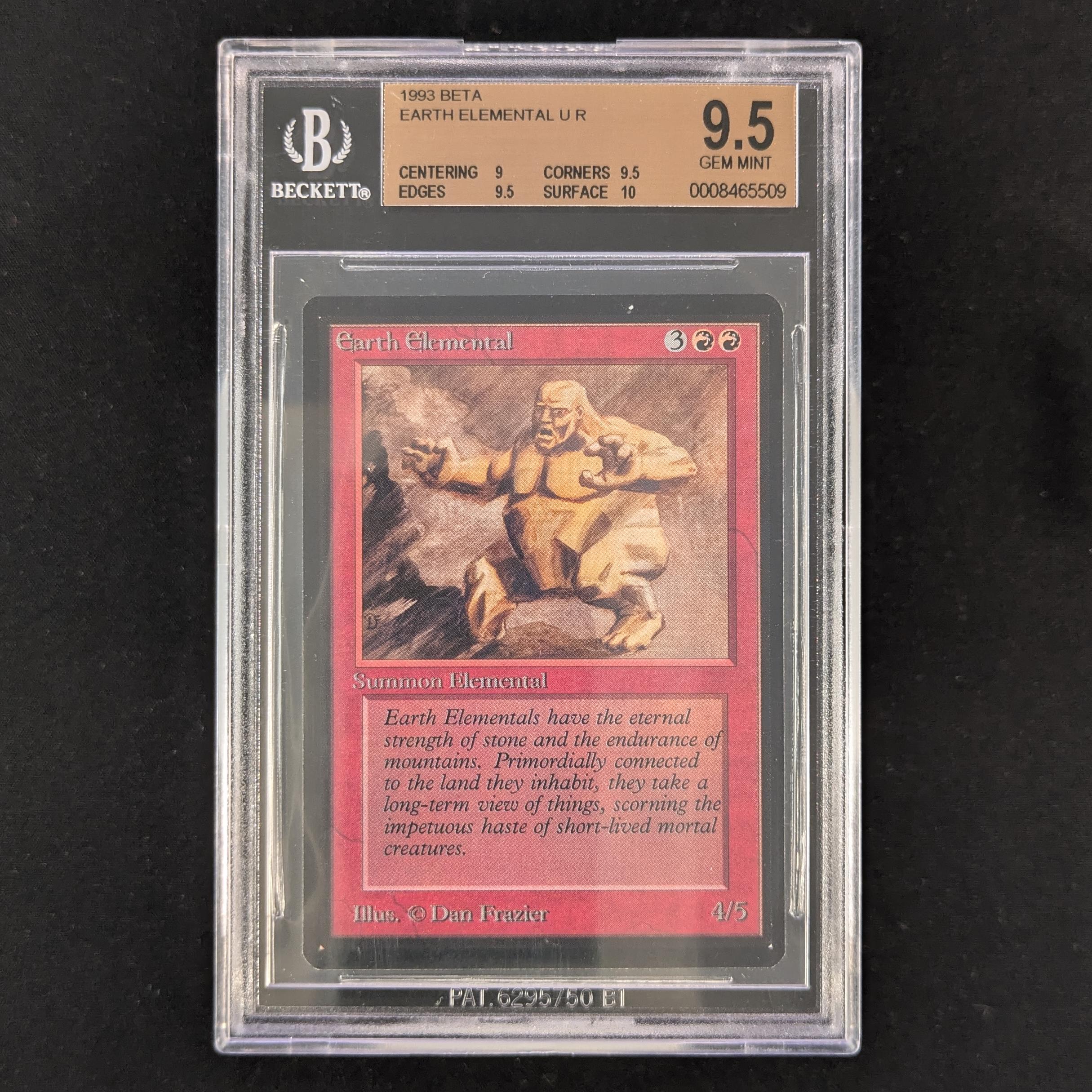 MTG Singles - Earth Elemental - Beta - BGS 9.5 - 