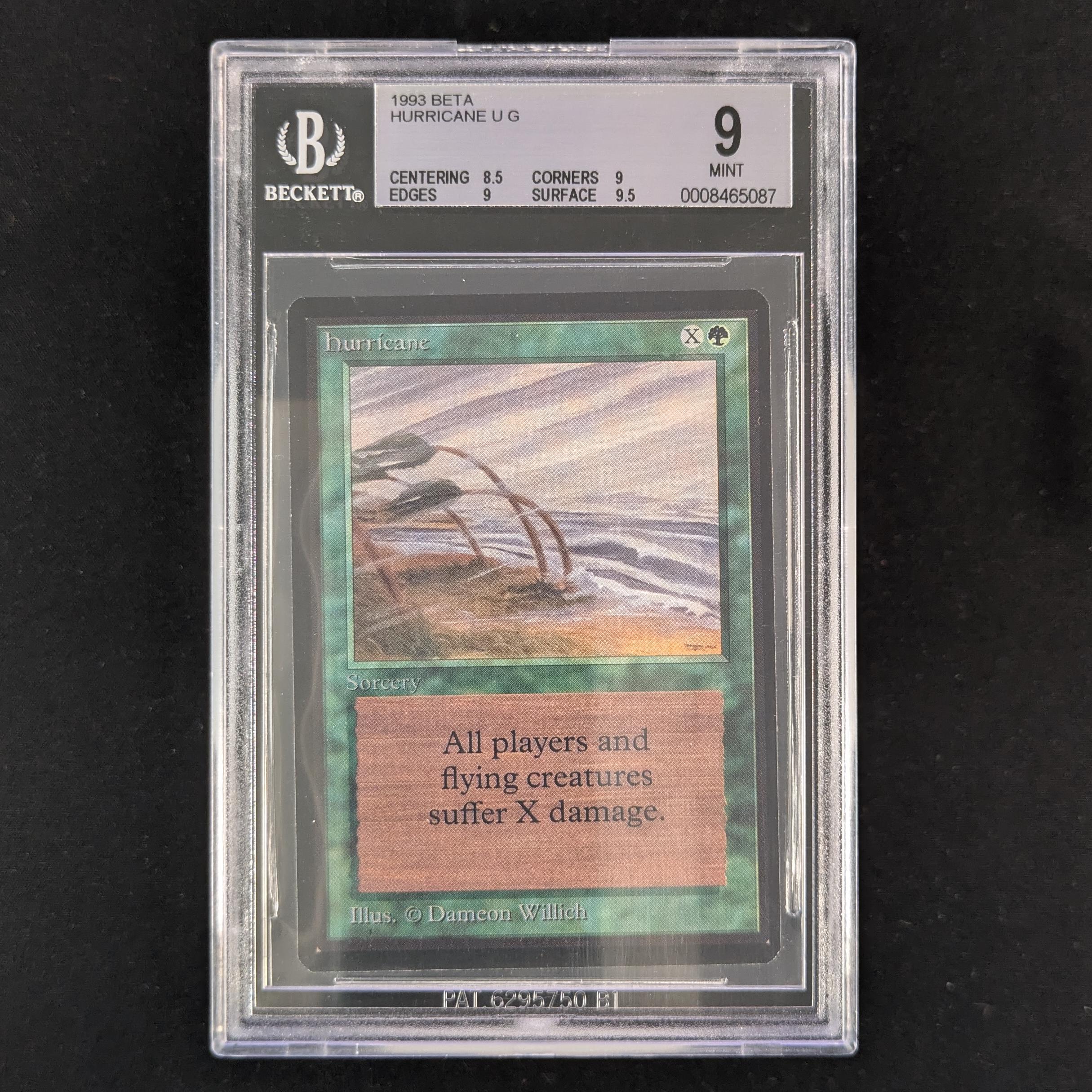 MTG Singles - Hurricane - Beta - BGS 9 - 