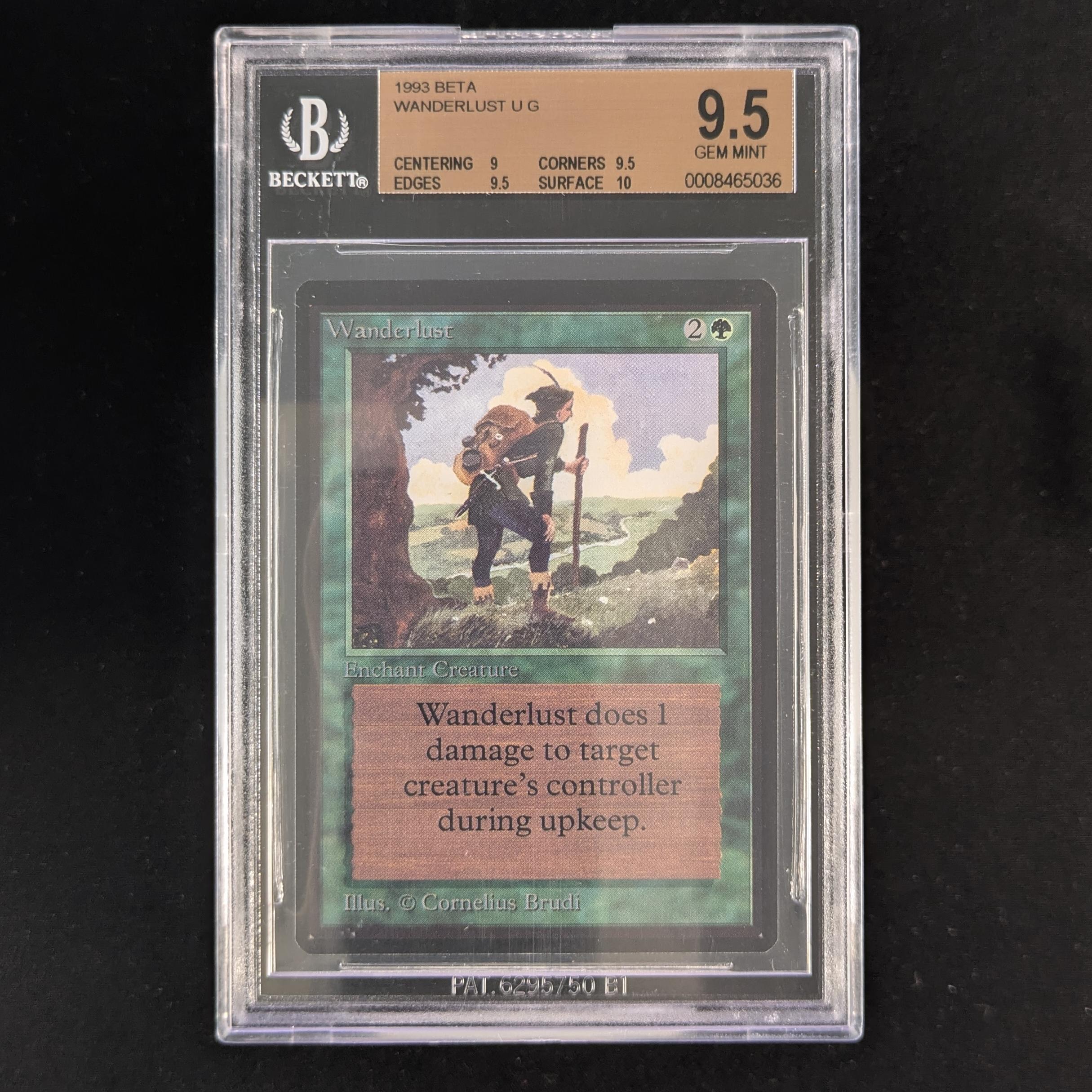 MTG Singles - Wanderlust - Beta - BGS 9.5 - 
