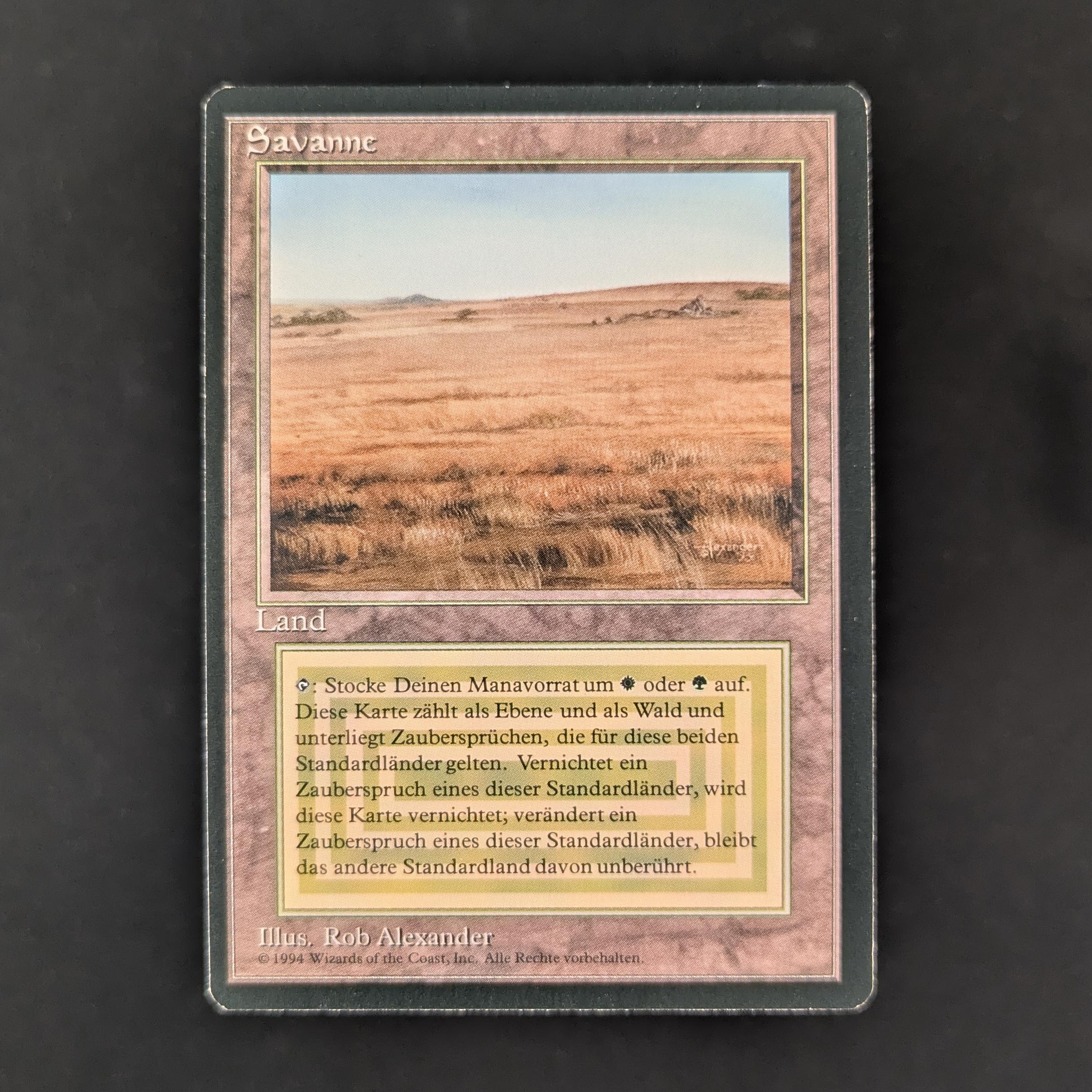 MTG Singles - Savannah - Foreign Black Bordered - German - NM - 32107