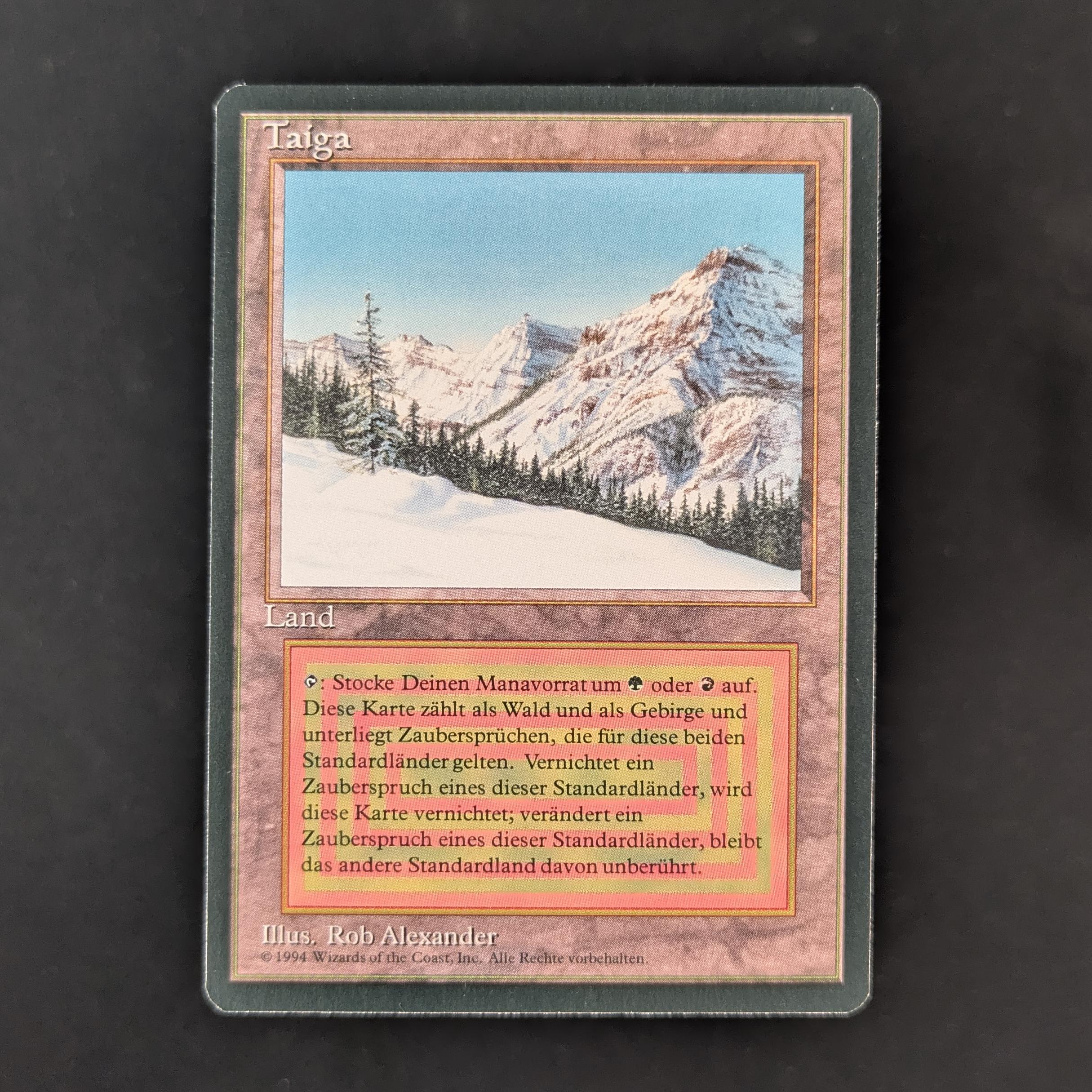 MTG Singles - Taiga - Foreign Black Bordered - German - NM - 32110