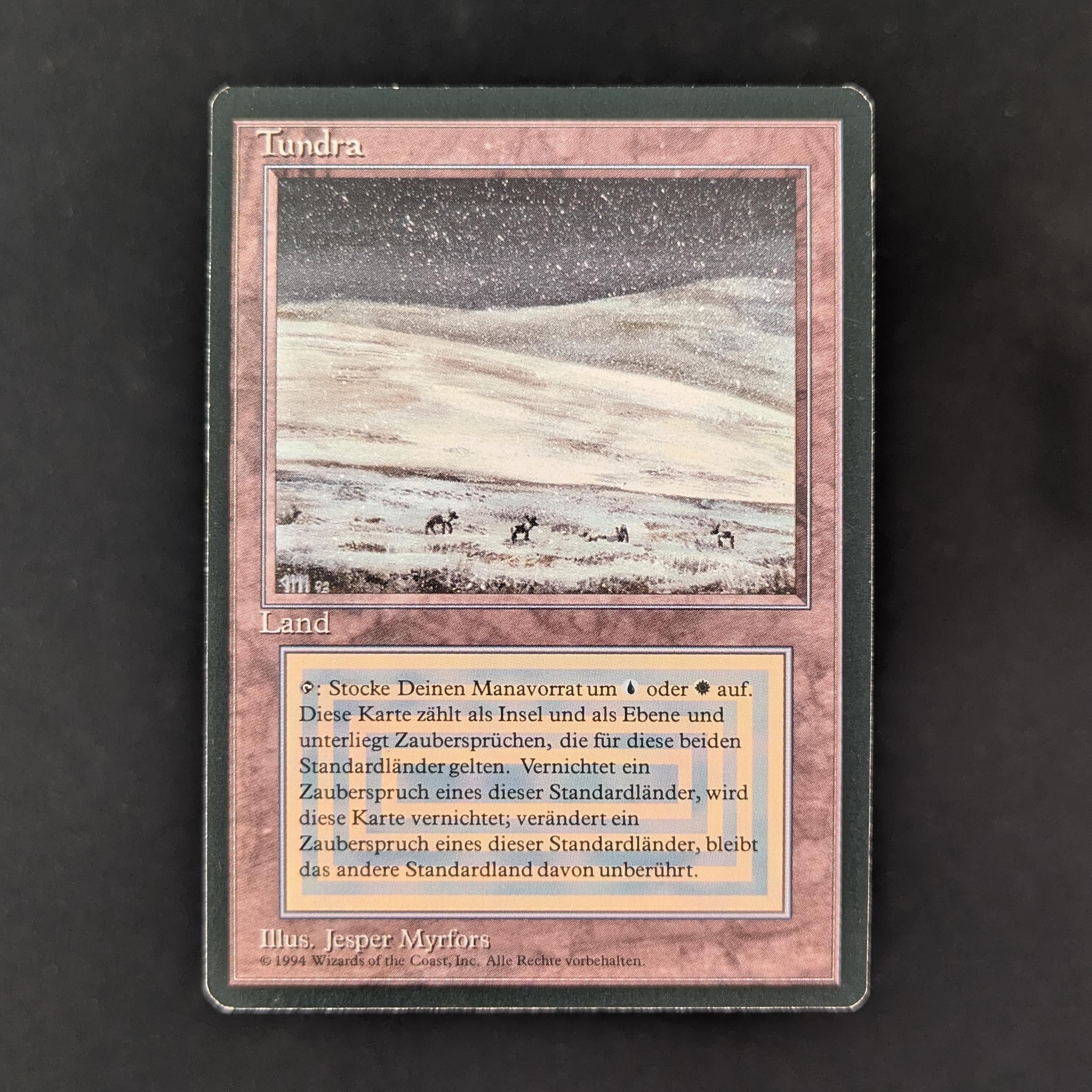 MTG Singles - Tundra - Foreign Black Bordered - German - EX - 32111