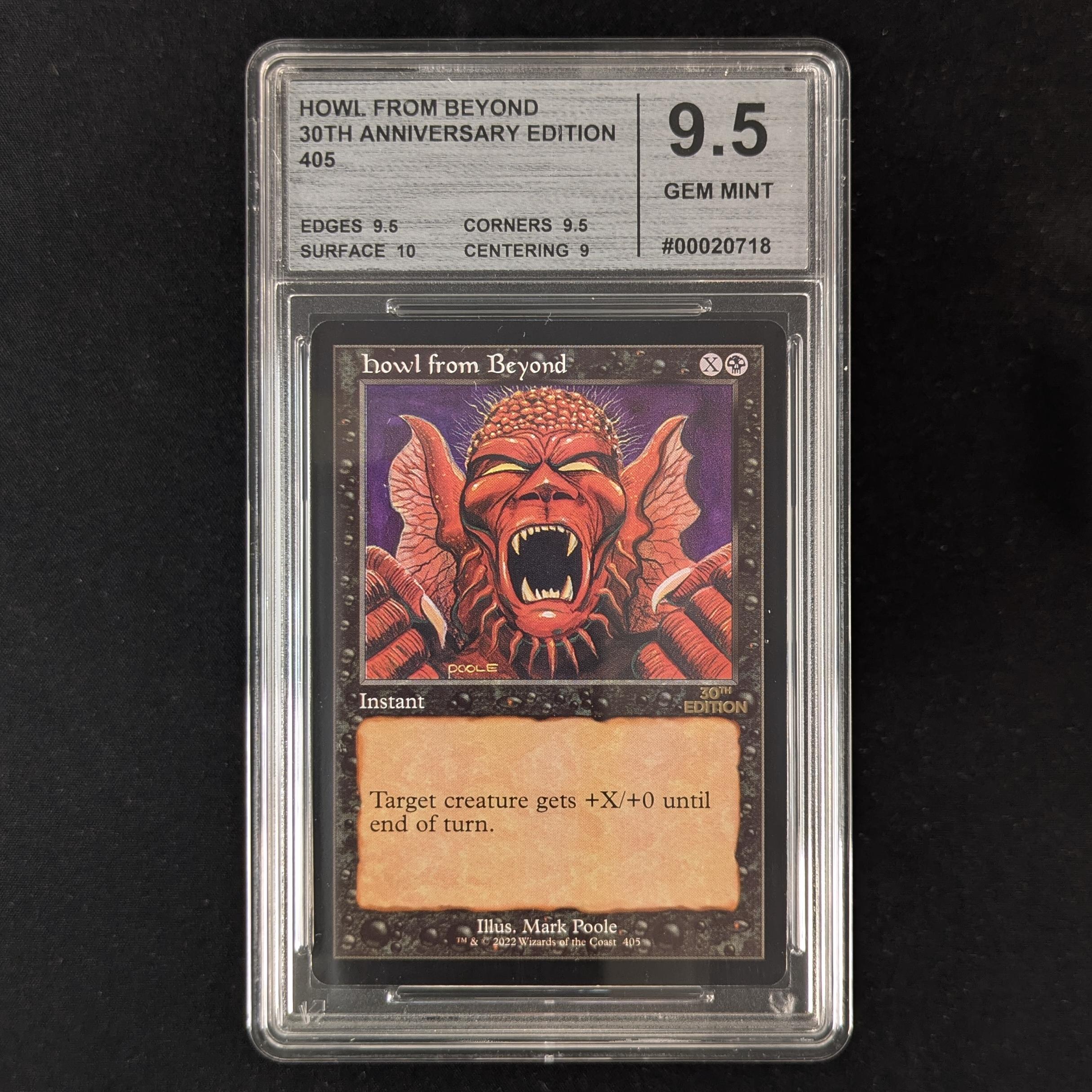 MTG Singles - Howl from Beyond (Retro Frame) - 30th Anniversary Edition - CMG 9.5 - 