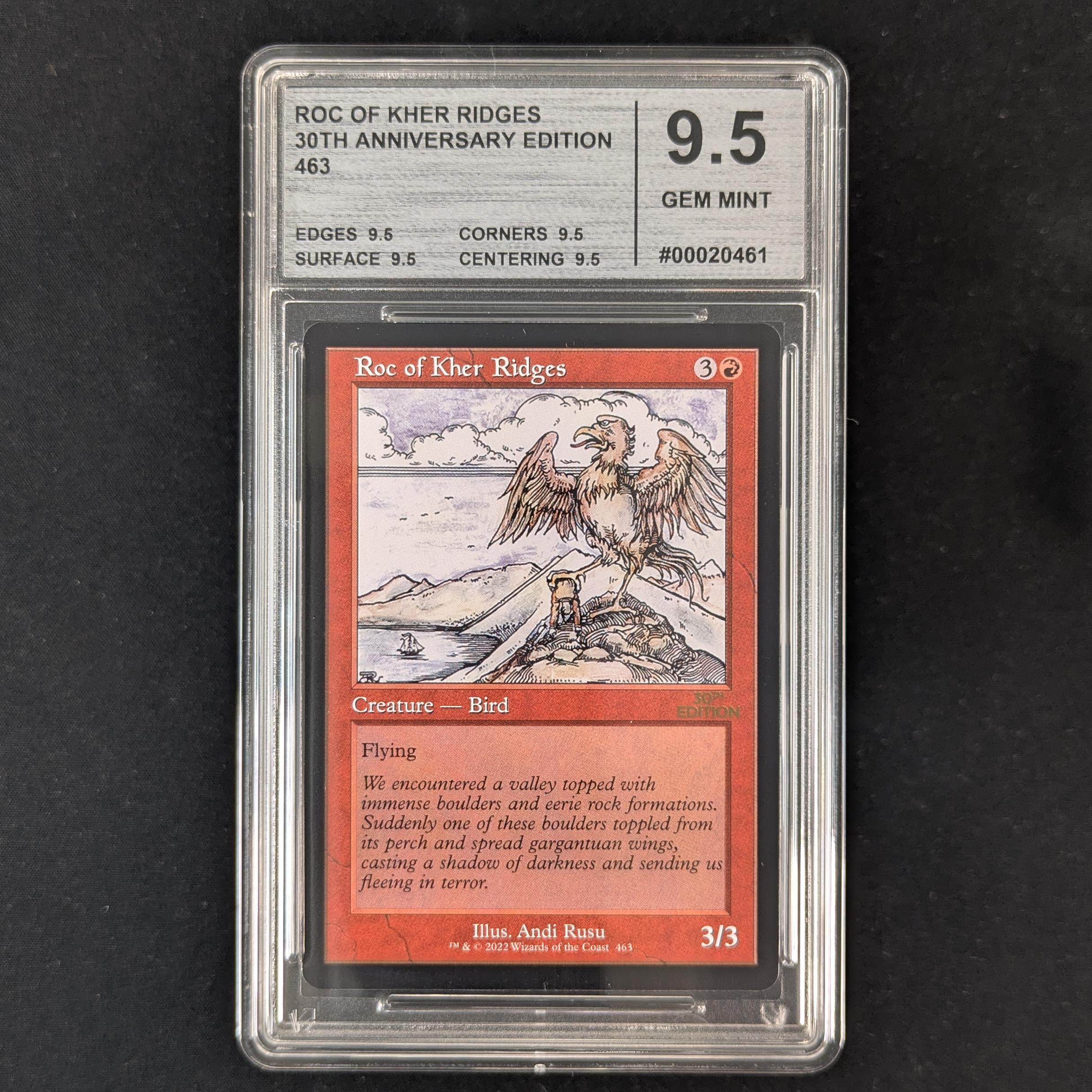 MTG Singles - Roc of Kher Ridges (Retro Frame) - 30th Anniversary Edition - CMG 9.5 - 