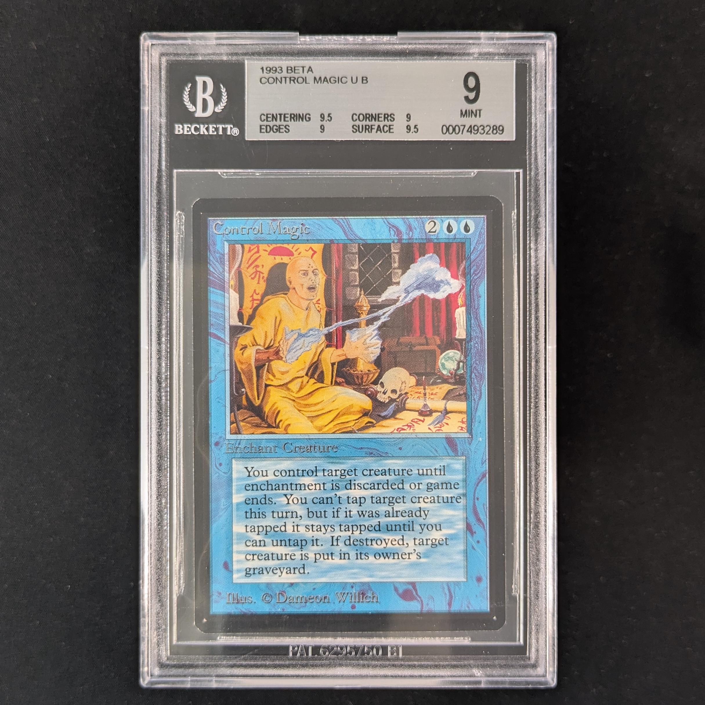 MTG Singles - Control Magic - Beta - BGS 9 - 