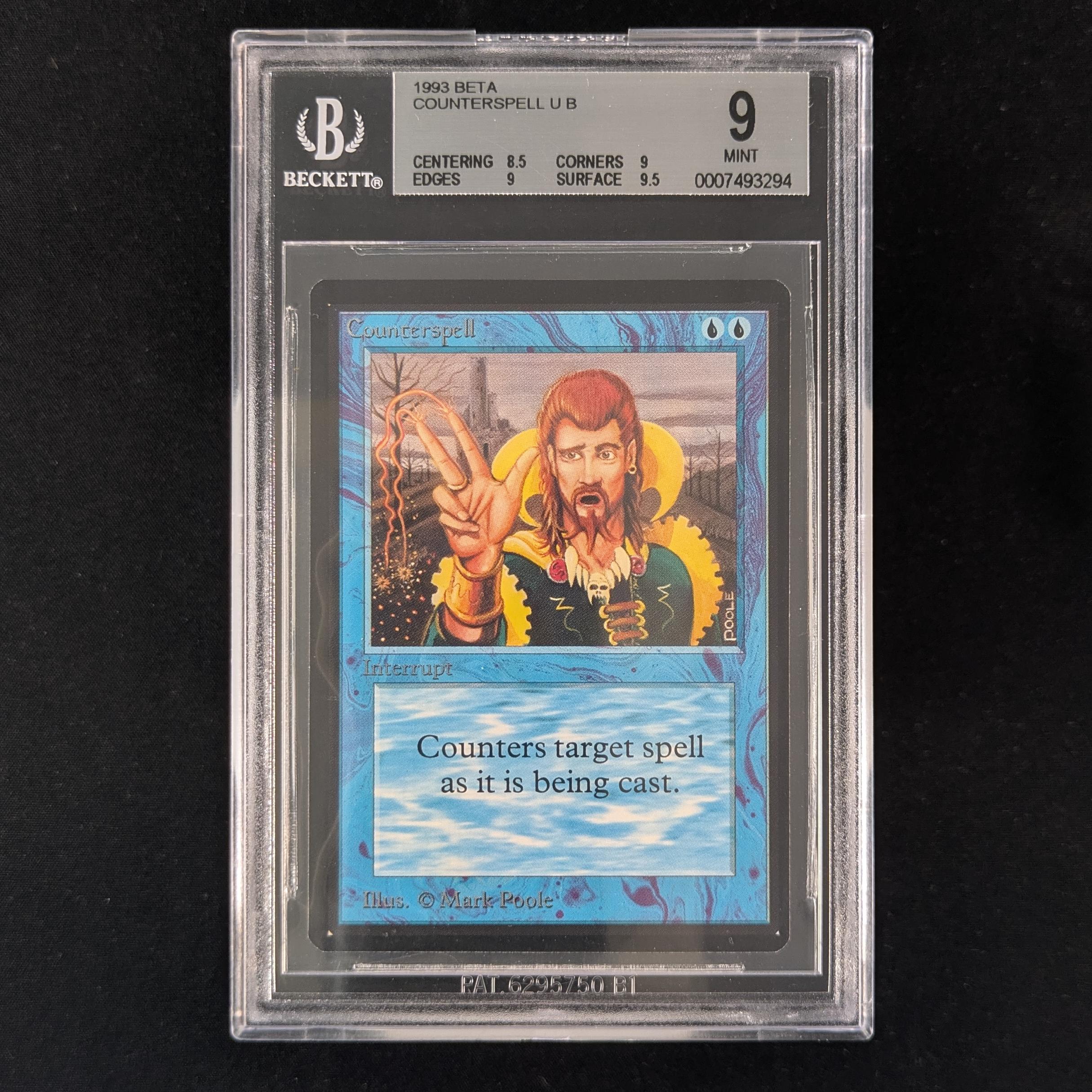MTG Singles - Counterspell - Beta - BGS 9 - 32154