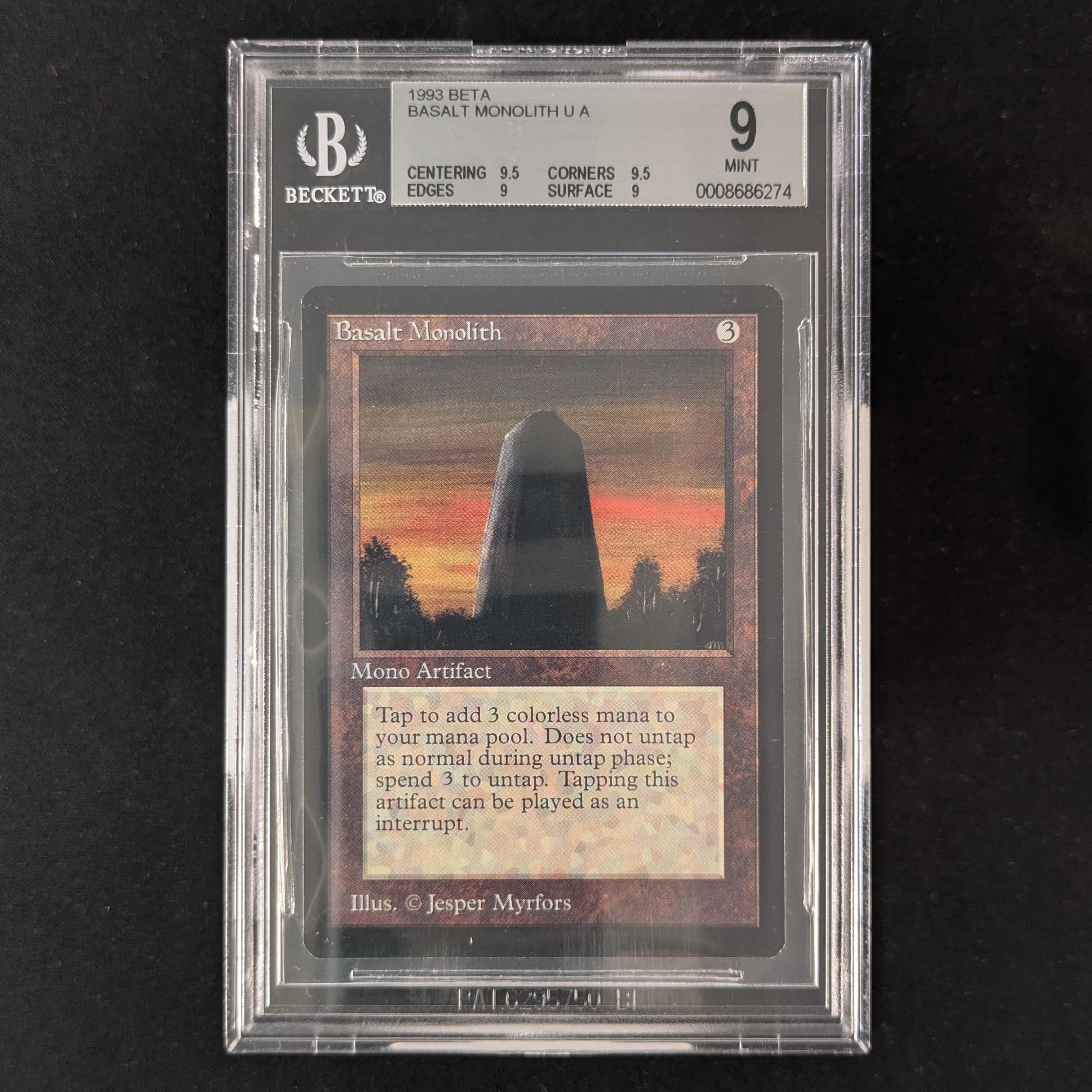 MTG Singles - Basalt Monolith - Beta - BGS 9 - 
