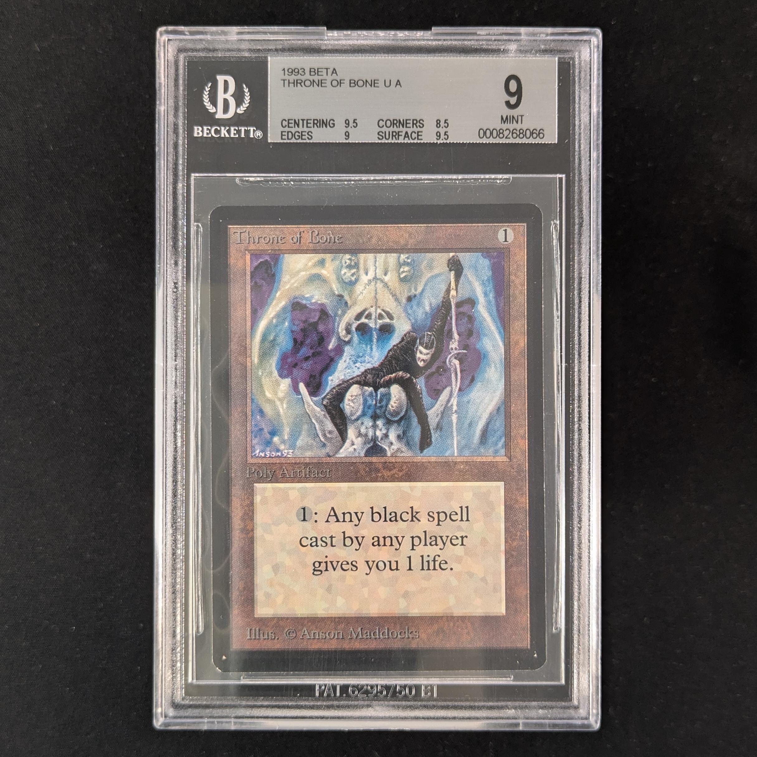 MTG Singles - Throne of Bone - Beta - BGS 9 - 
