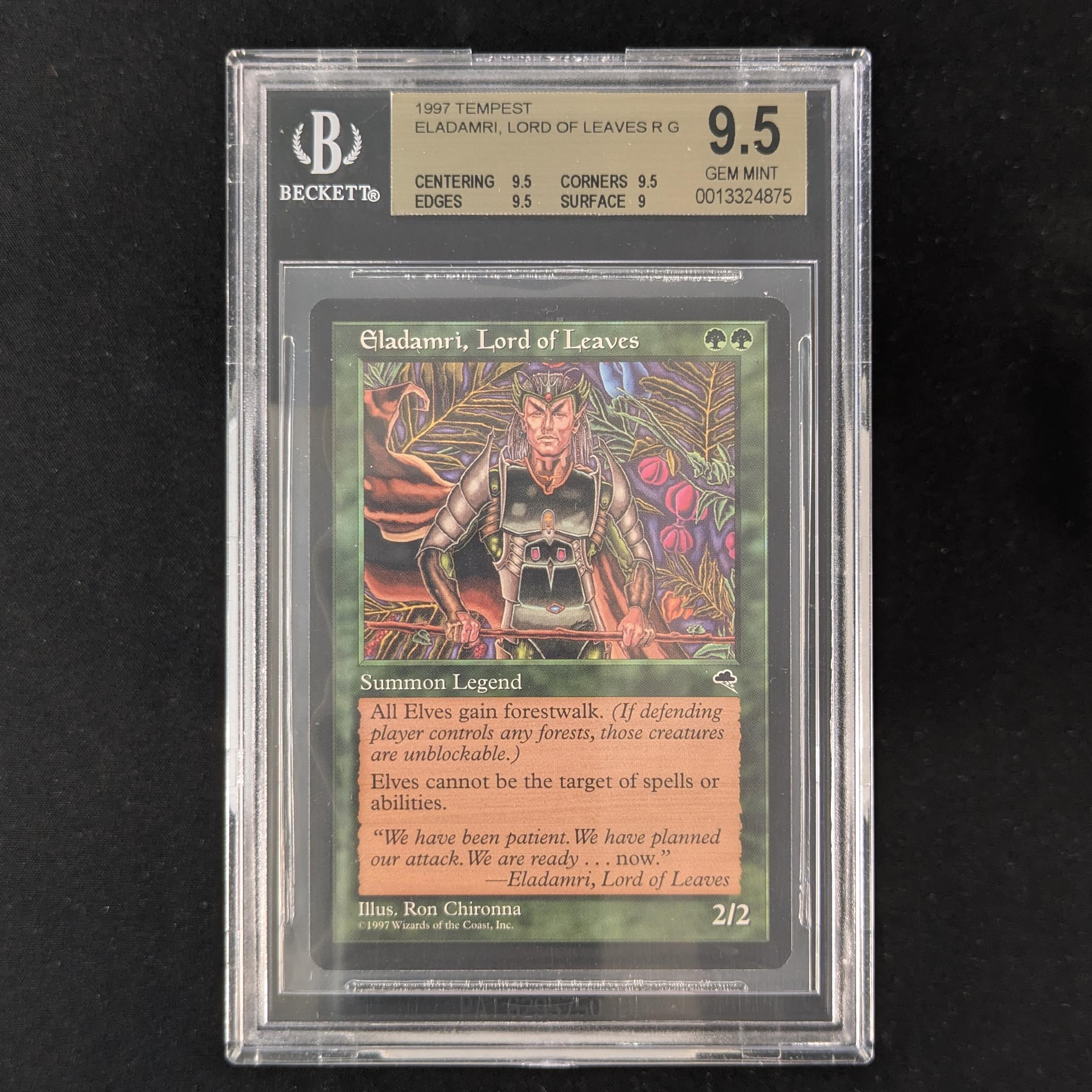 MTG Singles - Eladamri, Lord of Leaves - Tempest - BGS 9.5 - 