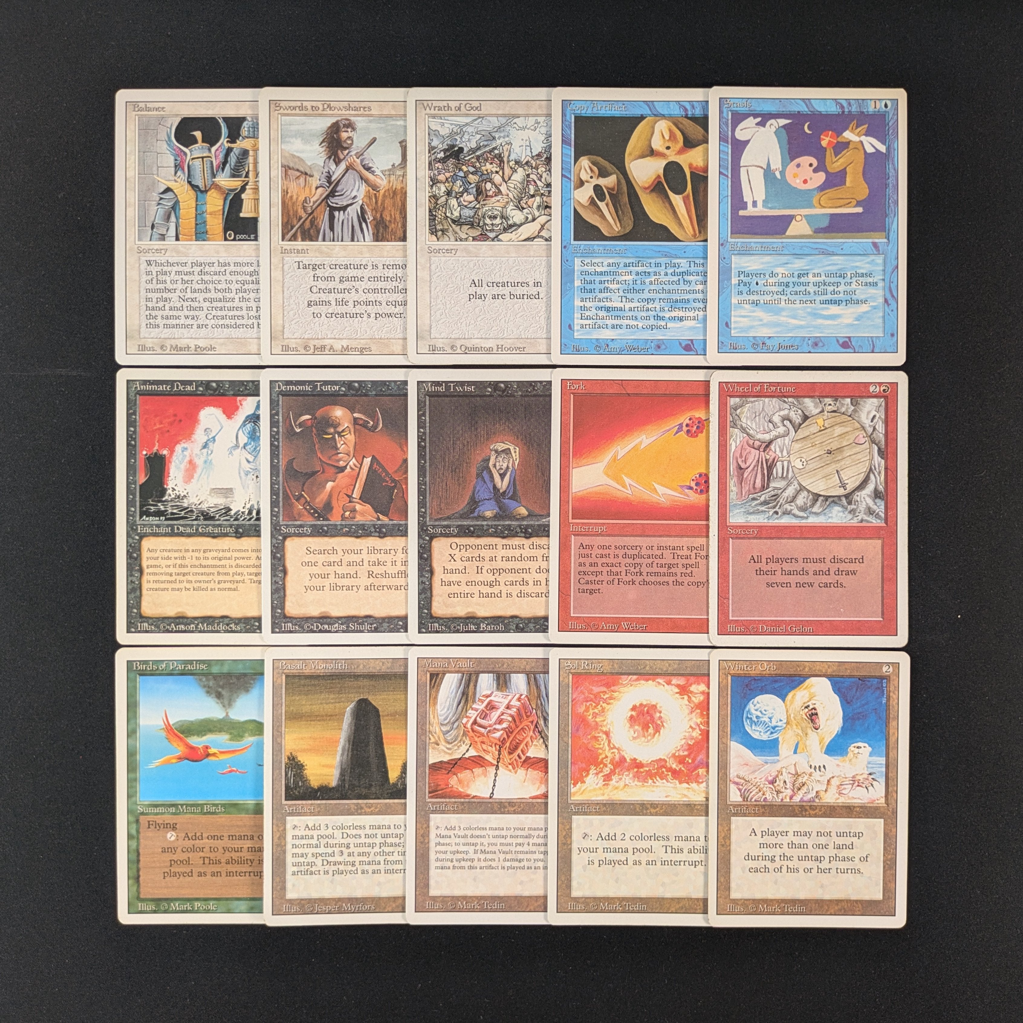 Full Set - Revised - Mixed Conditions, NO DUALS