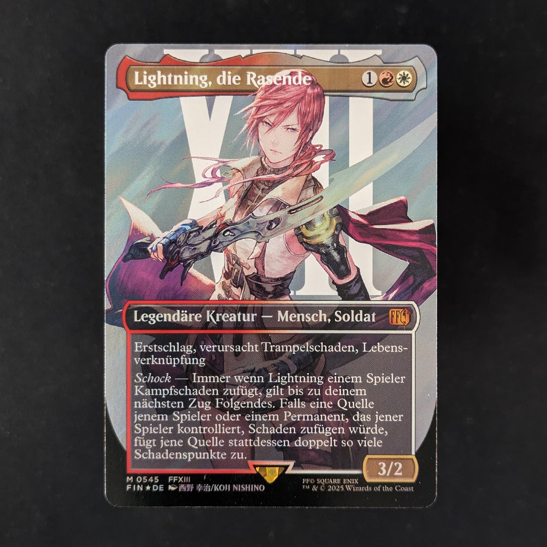 surge foils mtg final fantasy SURGE FOIL] Lightning, Army of One - FINAL FANTASY: Extras
