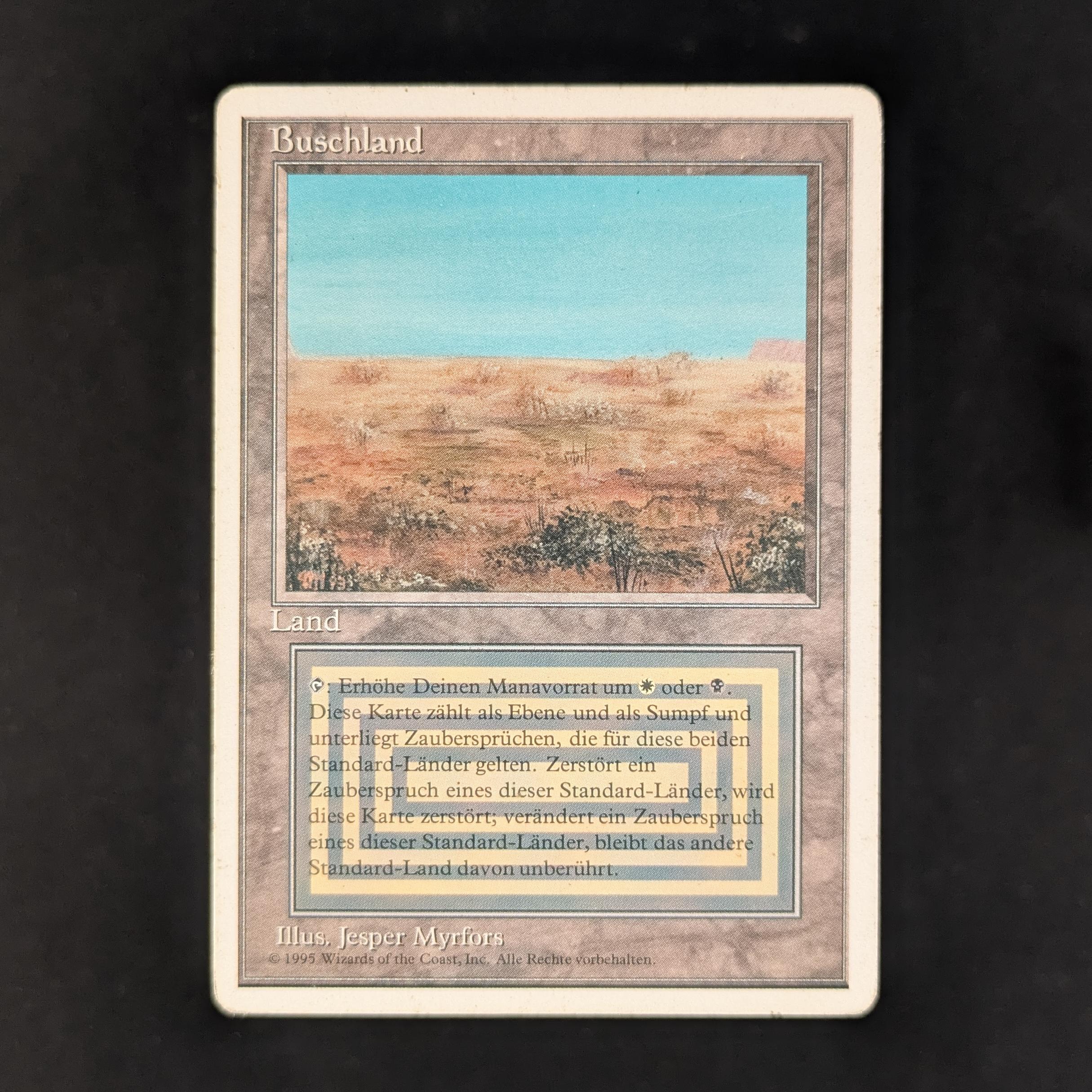 MTG Singles - Scrubland - Foreign White Bordered - German - PL - 32276