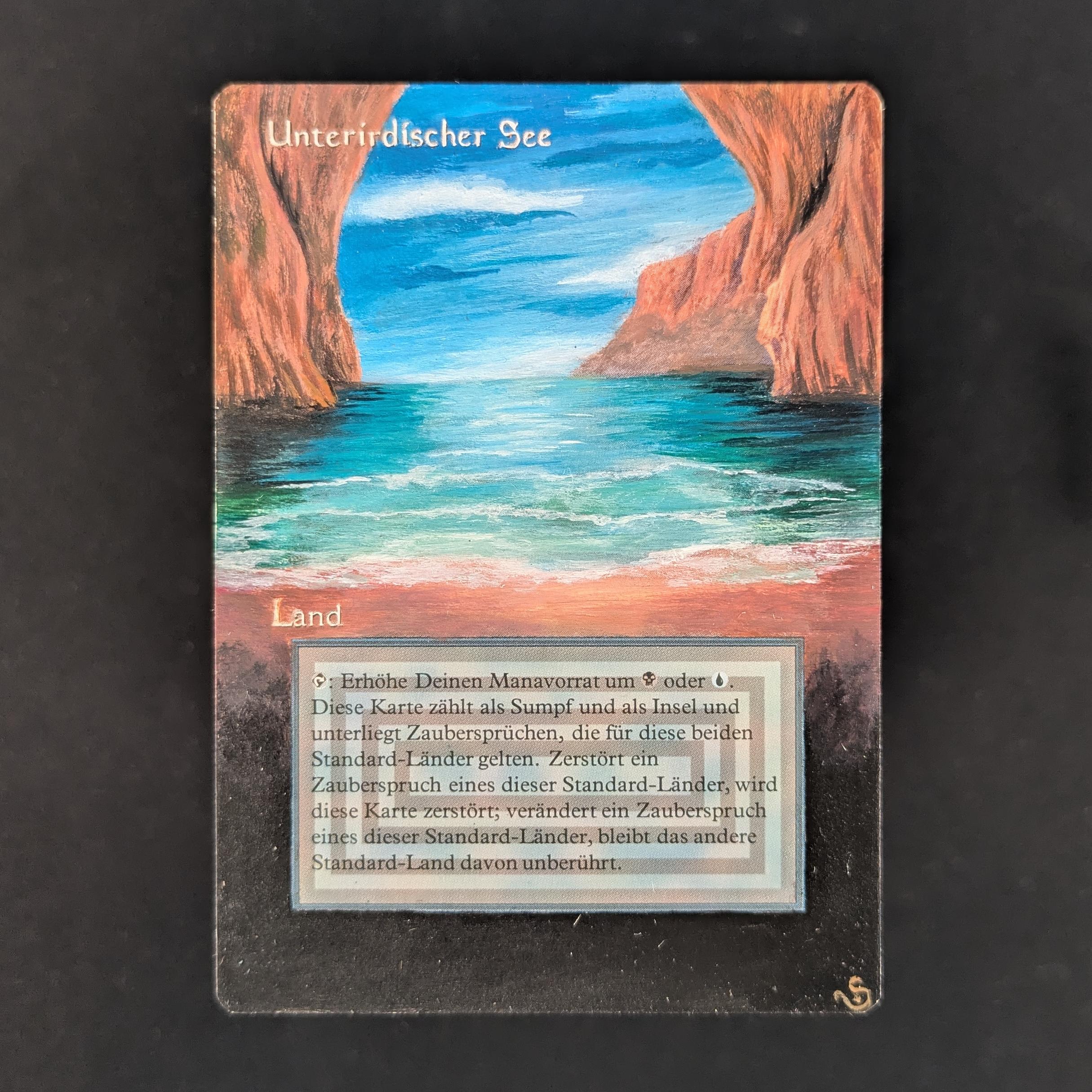 MTG Singles - Underground Sea - Foreign White Bordered - German - PL - Altered - 32280