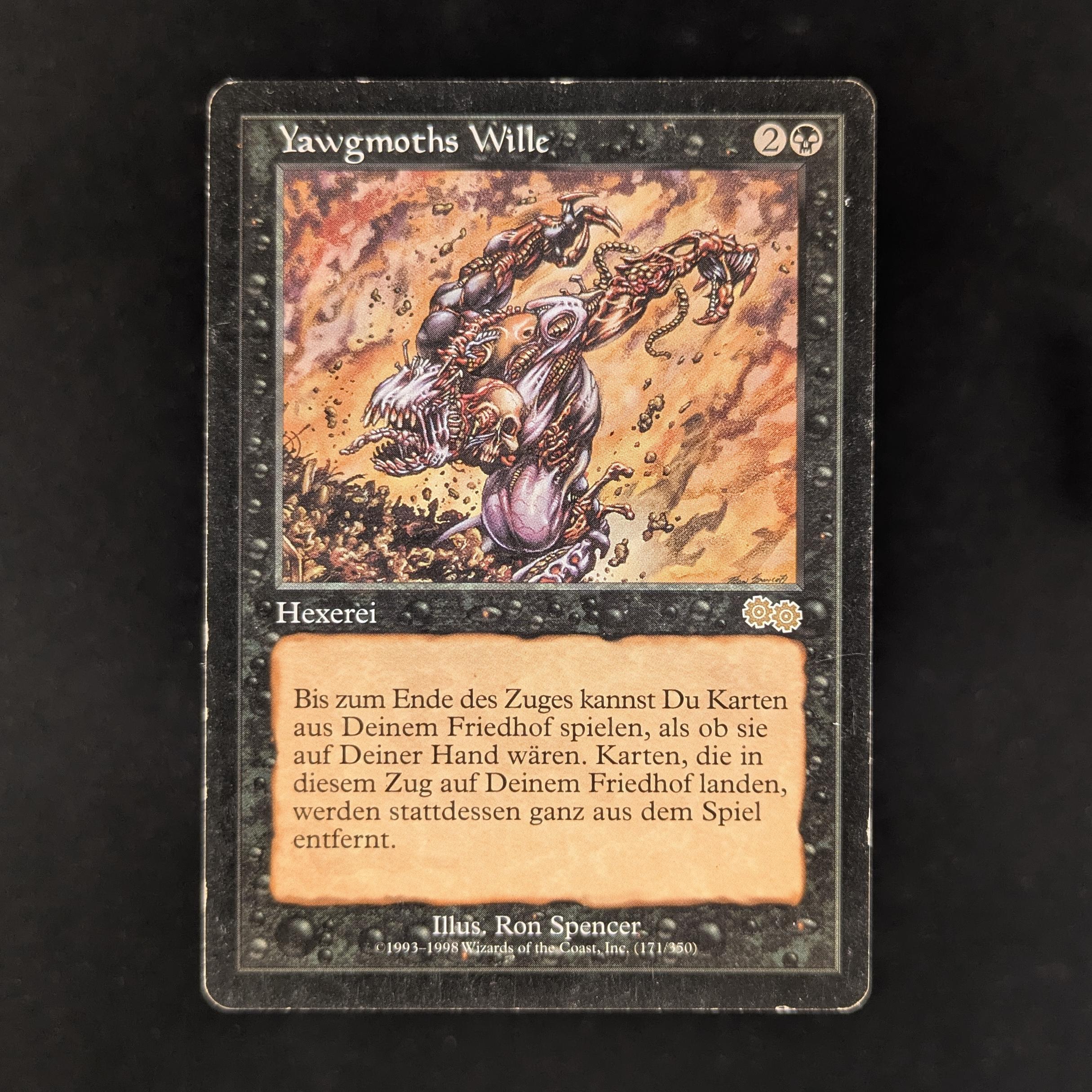 MTG Singles - Yawgmoth's Will - Urza's Saga - German - LP - 32301