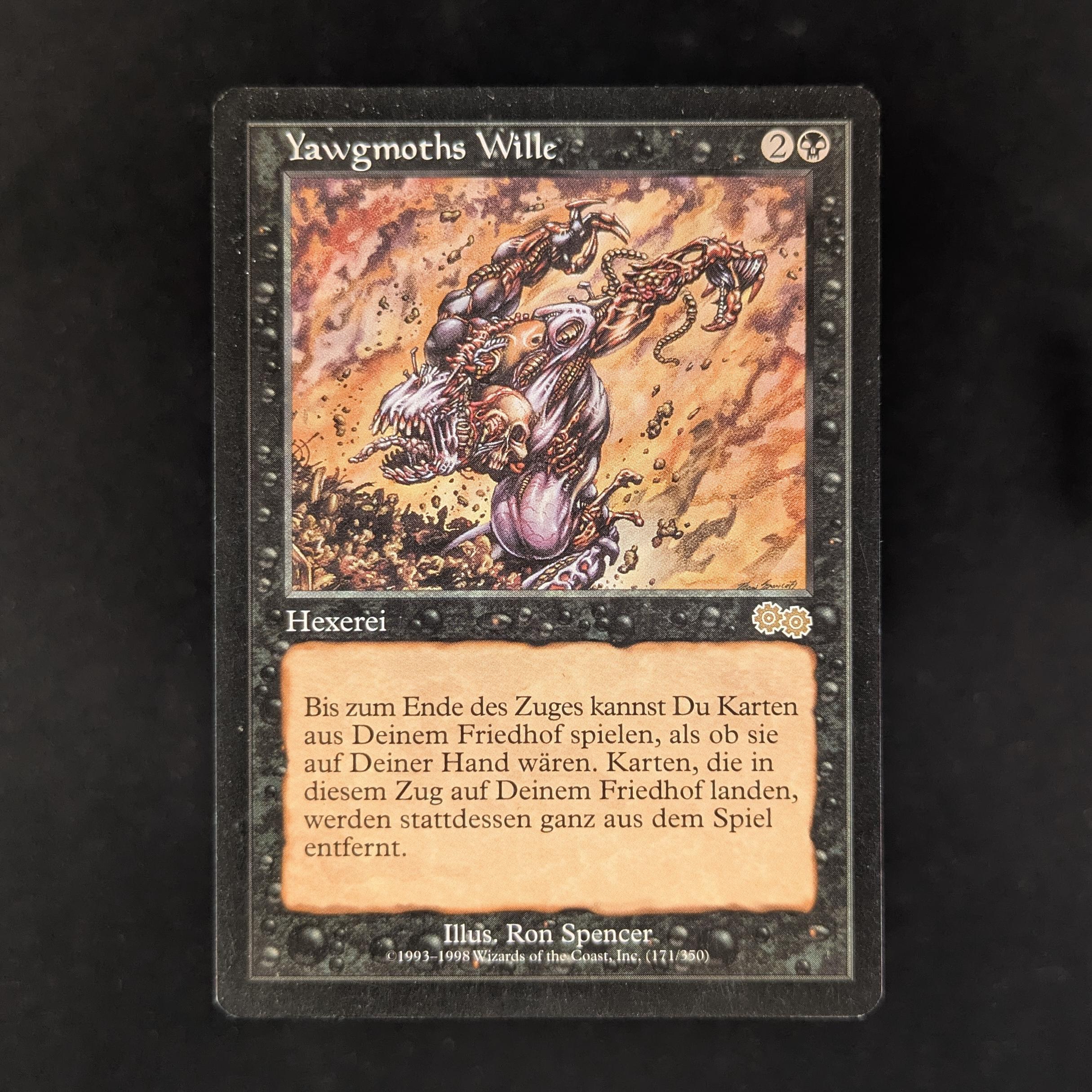 MTG Singles - Yawgmoth's Will - Urza's Saga - German - GD - 32302