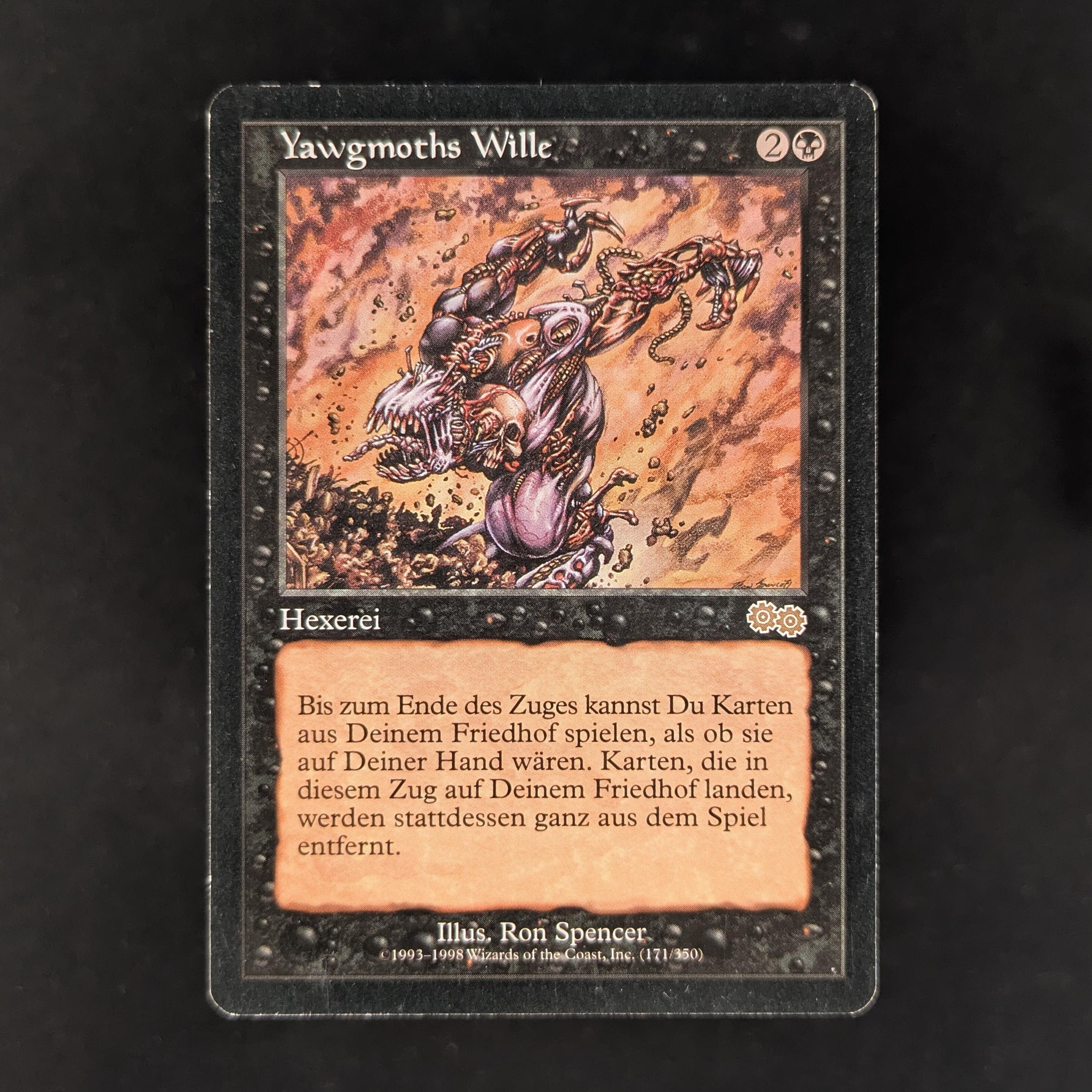 MTG Singles - Yawgmoth's Will - Urza's Saga - German - GD - 32303