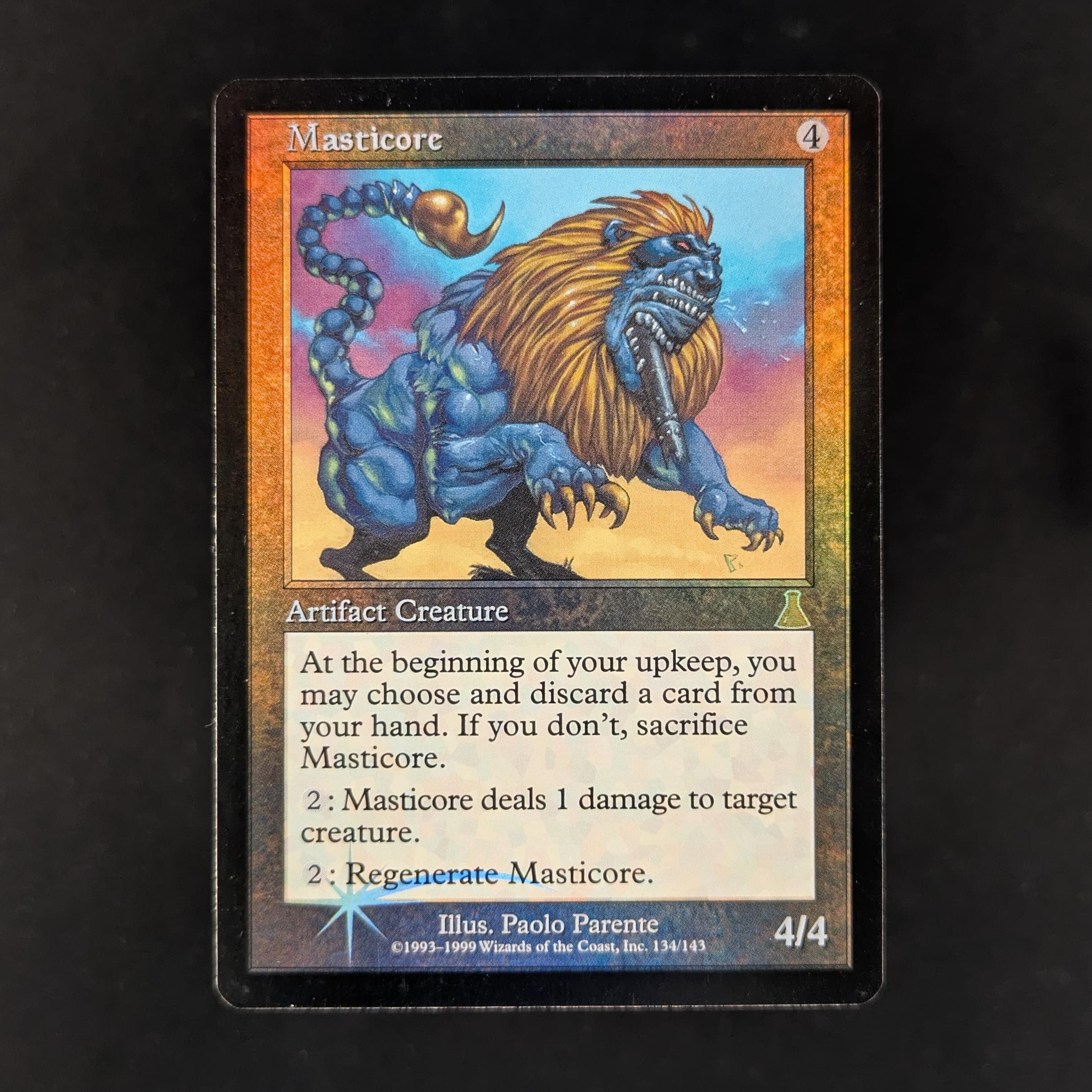 MTG Singles - [FOIL] Masticore - Urza's Destiny - GD - 
